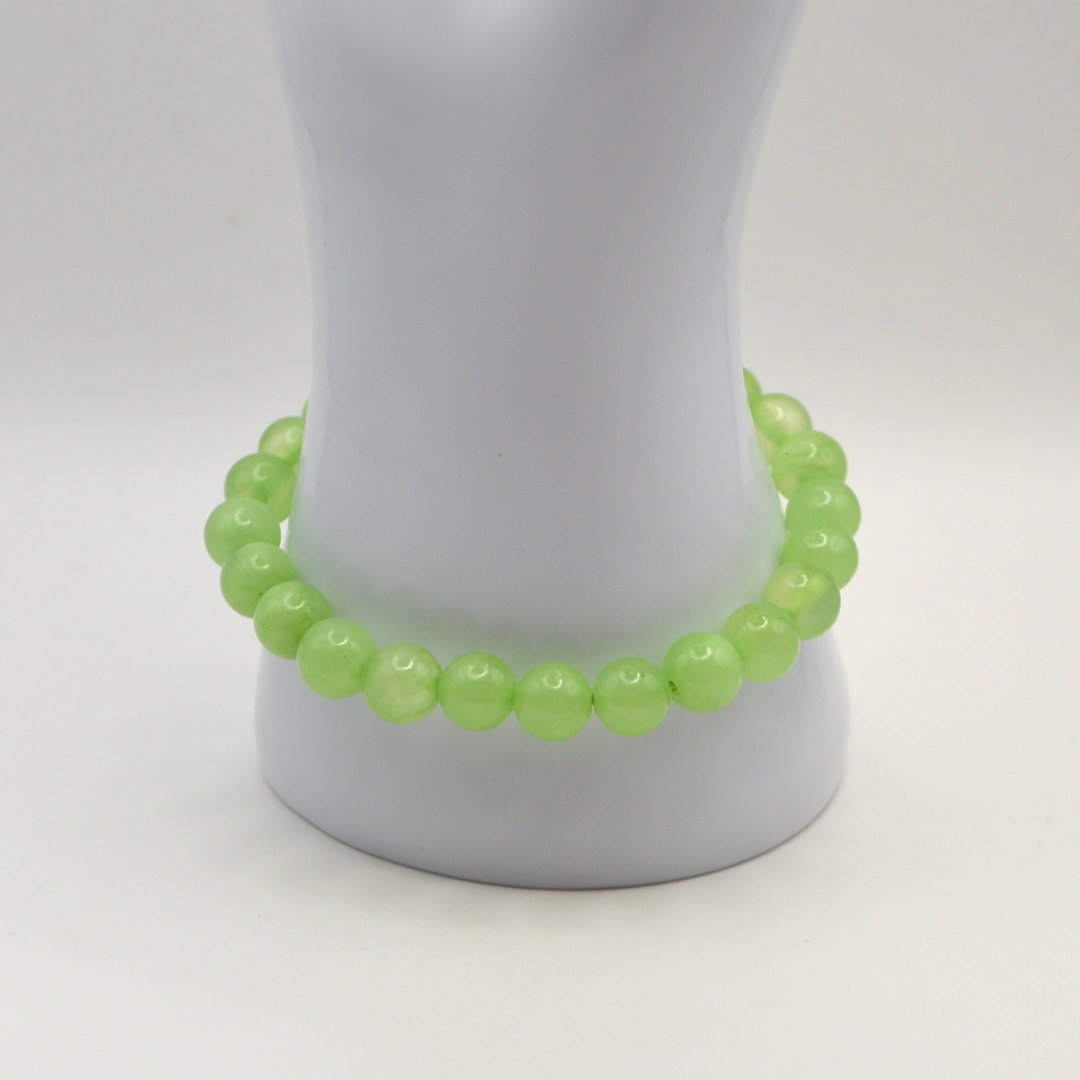 Žaliasis kalcitas 8 mm / 17 cm