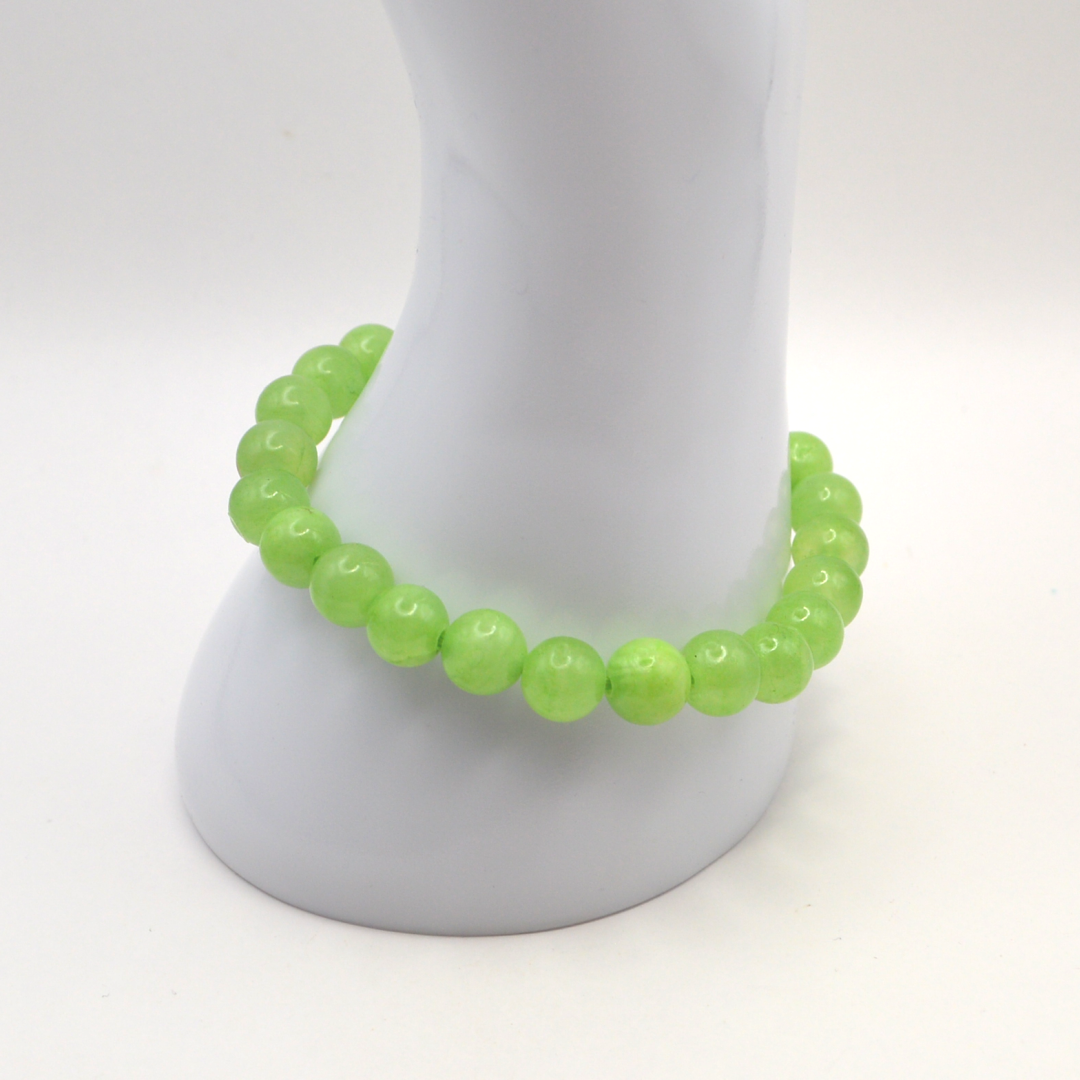 Žaliasis kalcitas 8 mm / 17 cm