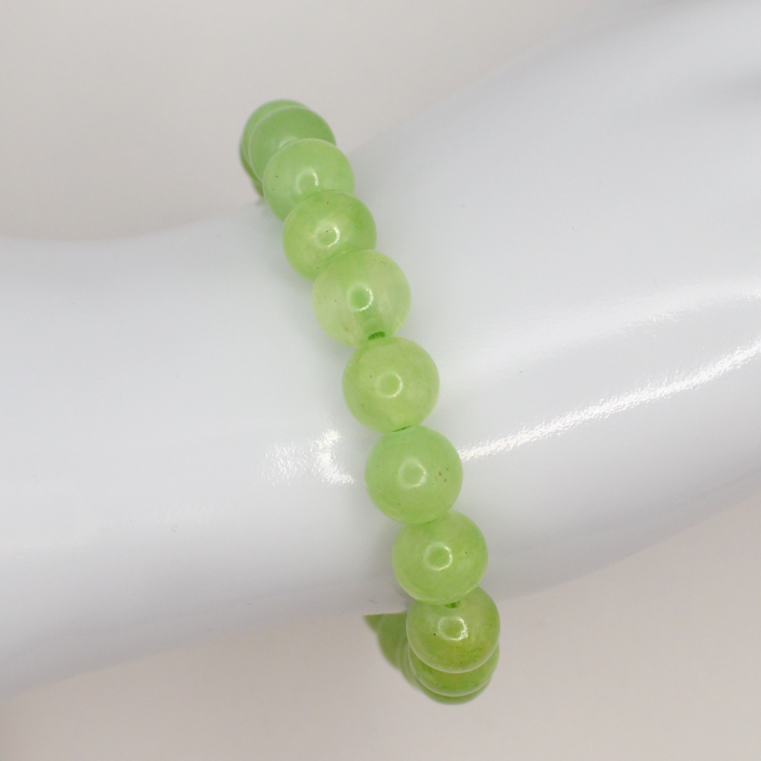 Žaliasis kalcitas 8 mm / 17 cm