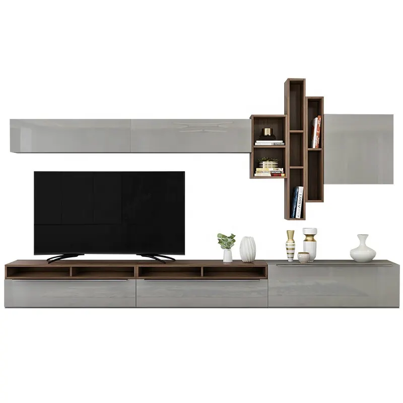 Modern Wall-Mounted TV Cabinet Set TVT1