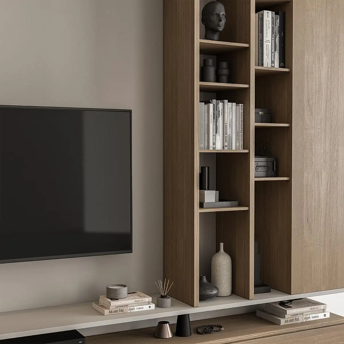 Modern Wall Unit Entertainment Center TVU3