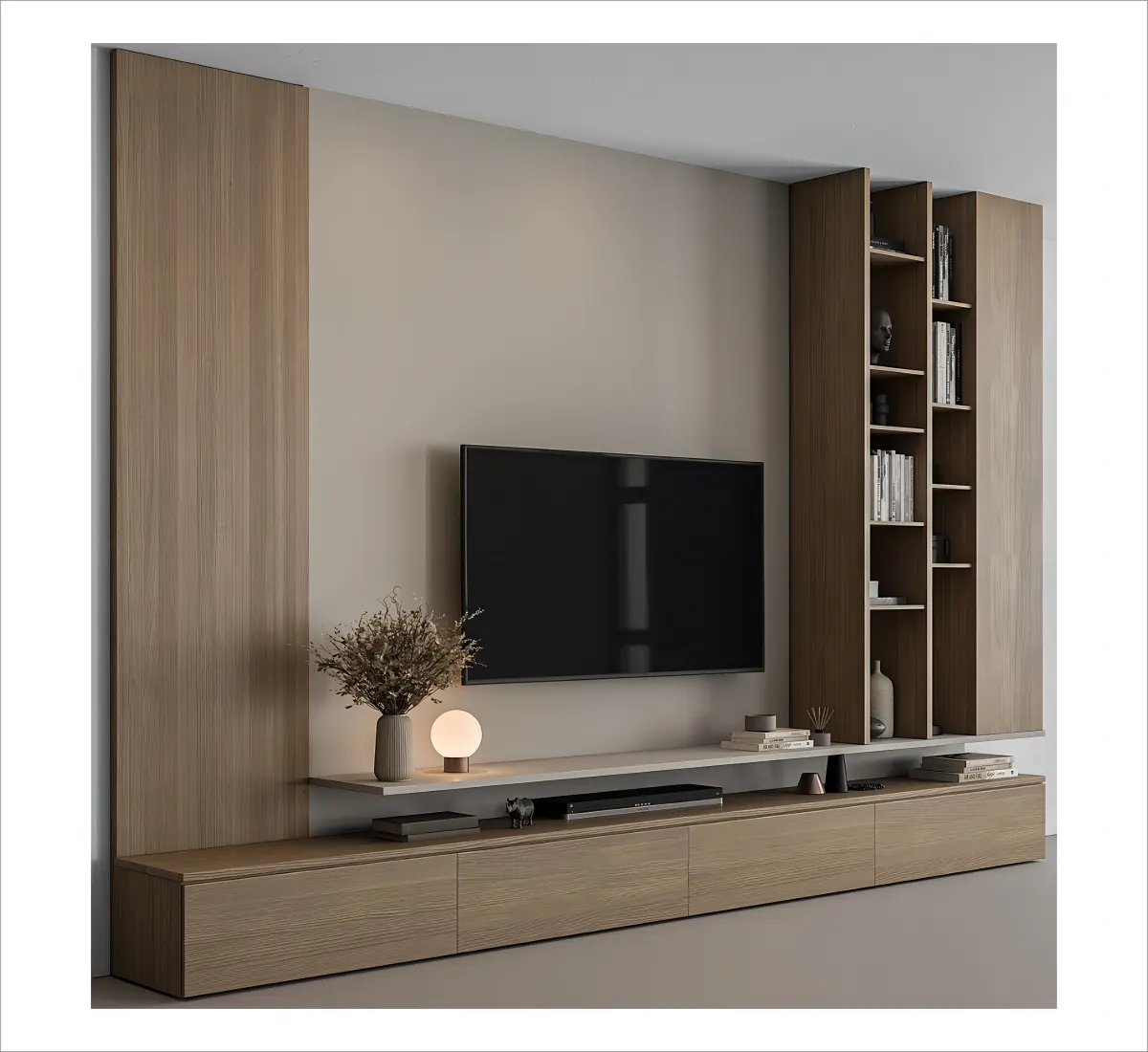 Modern Wall Unit Entertainment Center TVU3