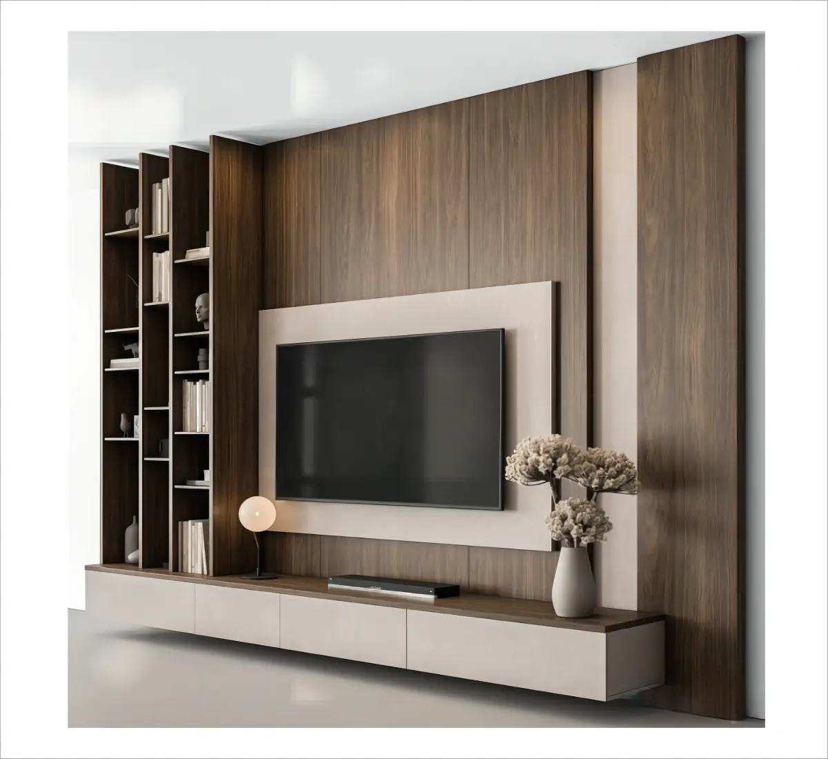 Modern Wall Unit Entertainment Center TVU5