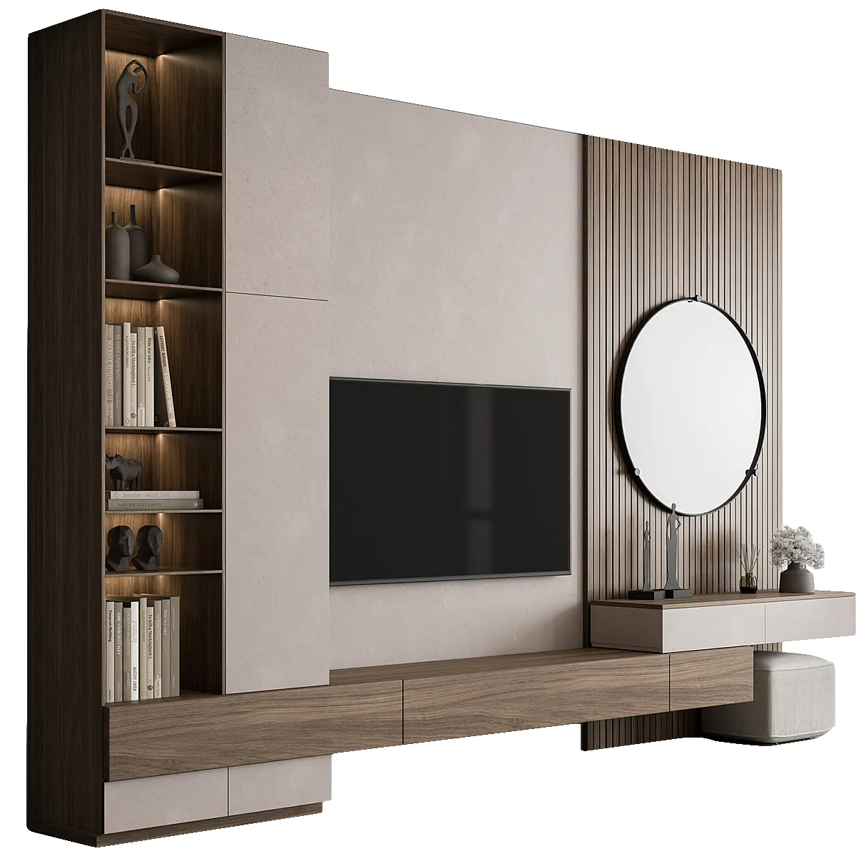 Modern Wall Entertainment Unit TVU6