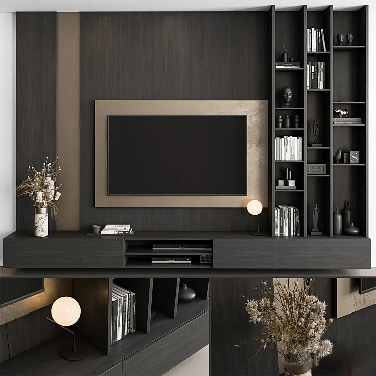 Modern Wall Entertainment Center TVU 7