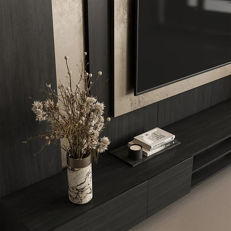 Modern Wall Entertainment Center TVU 7