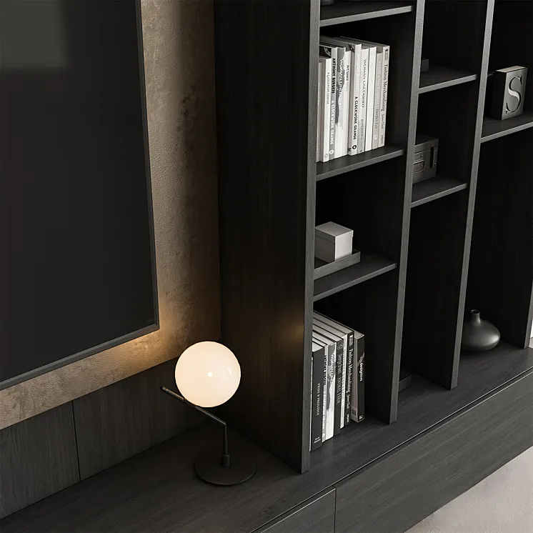 Modern Wall Entertainment Center TVU 7