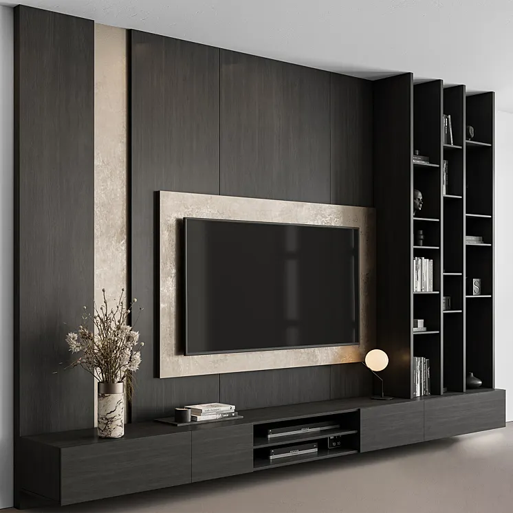Modern Wall Entertainment Center TVU 7