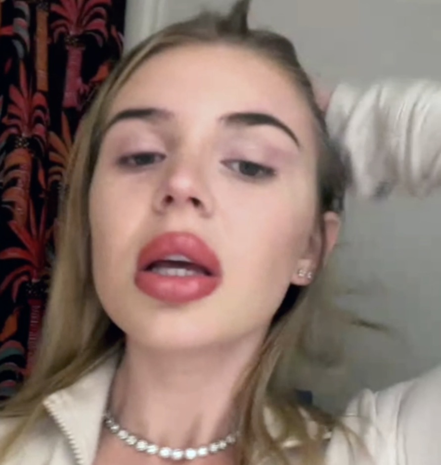 59: blonde teen goddess making fun of asians