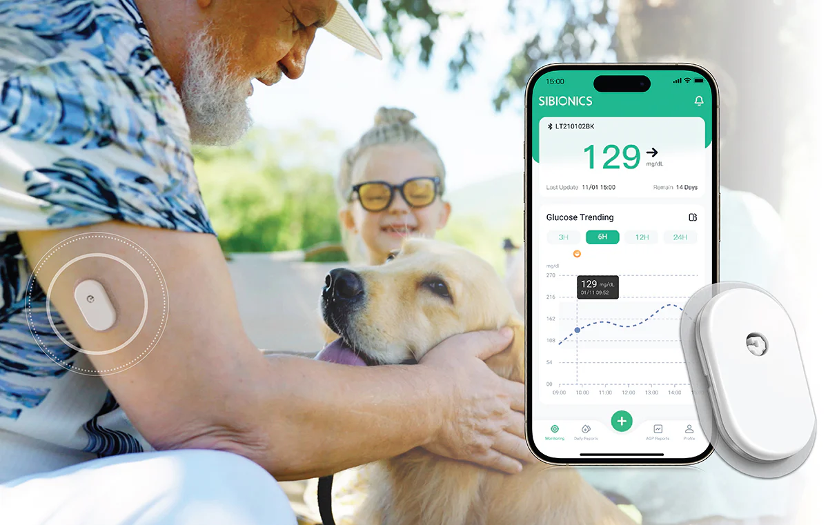 Gliukomatis SIBIONICS