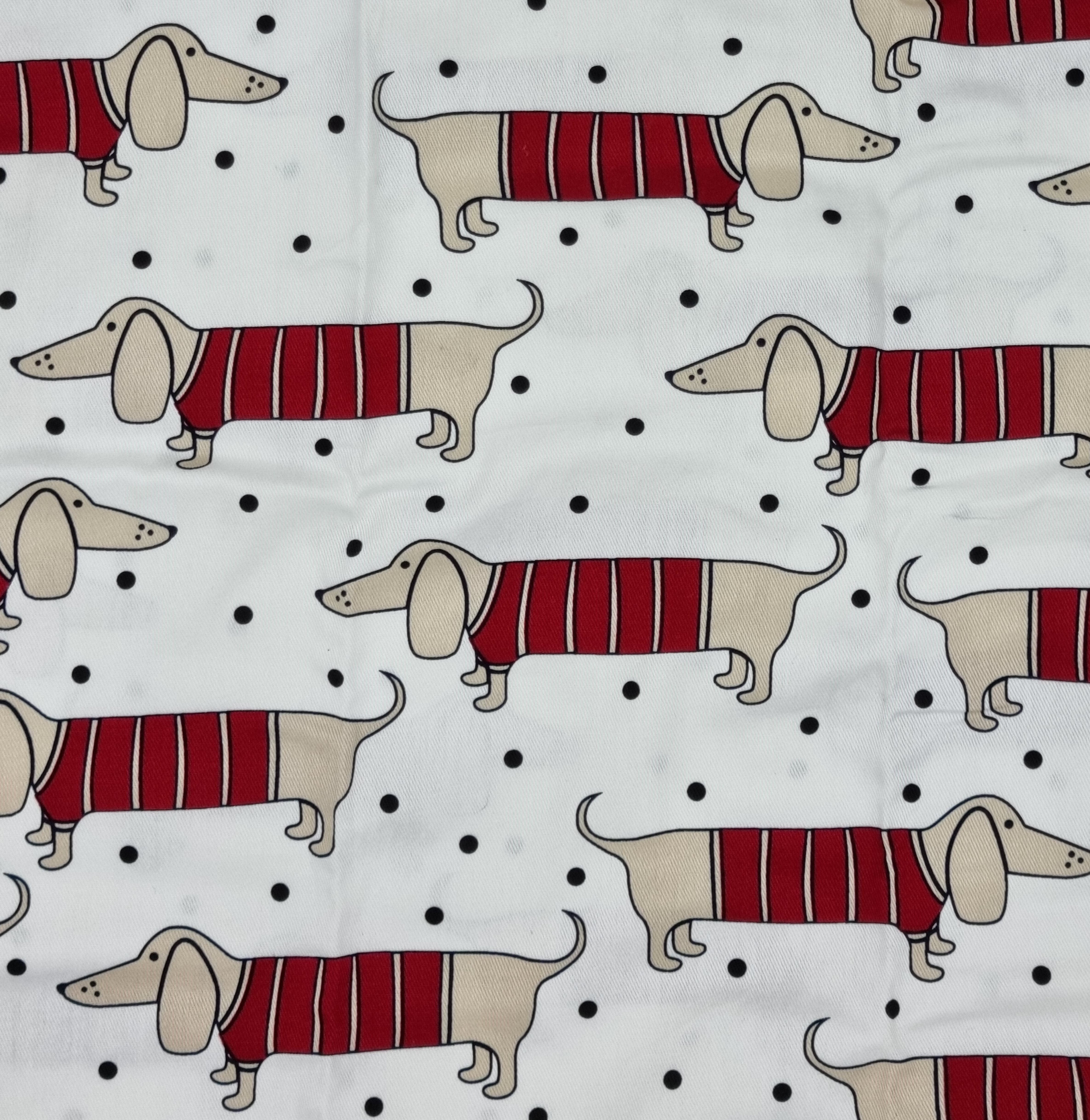 Tote Bag - Red Dachshund Doggy Bag