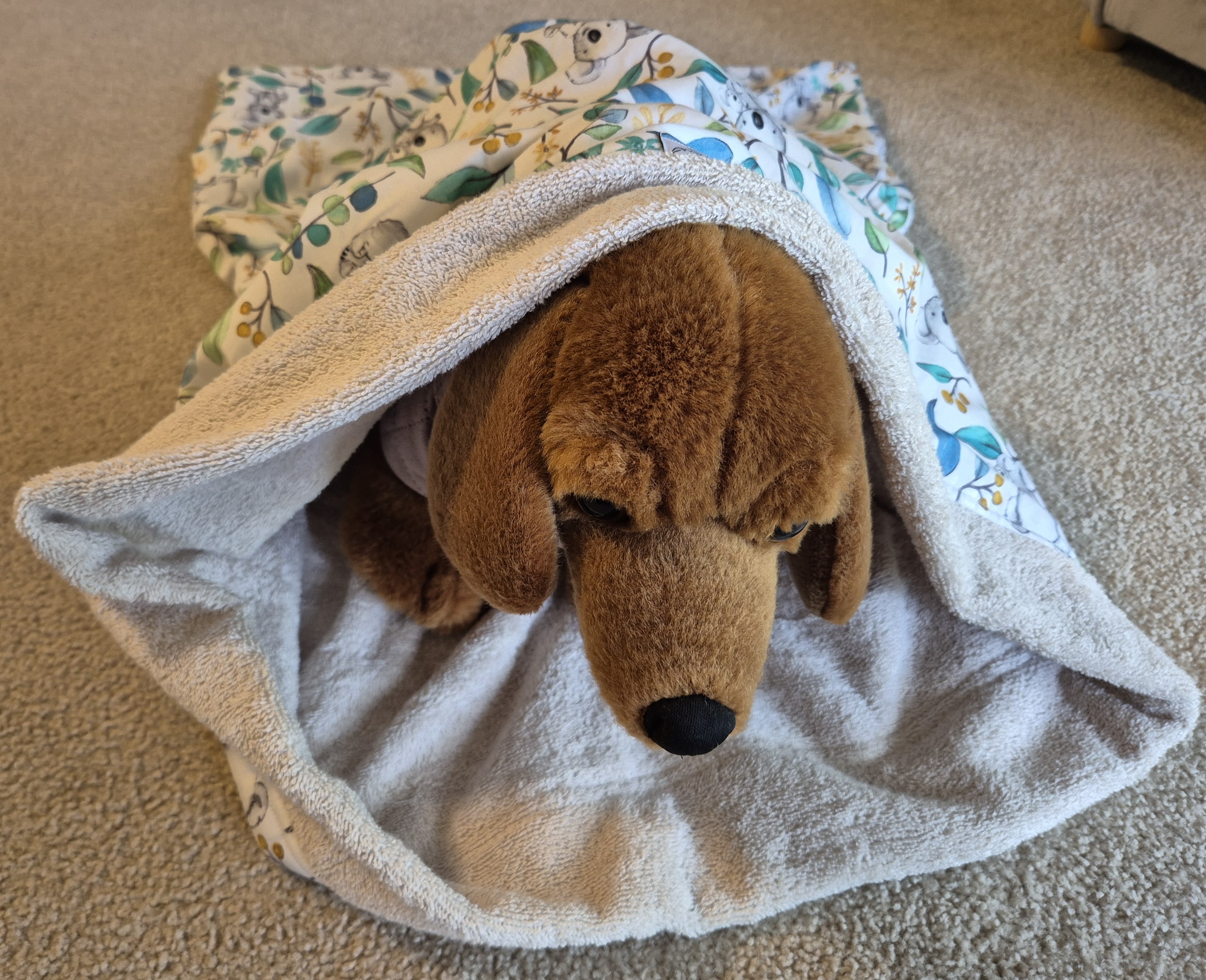 Summer Sleep Sack - Breathable Cotton Outer with Breathable Cotton Toweling Inner