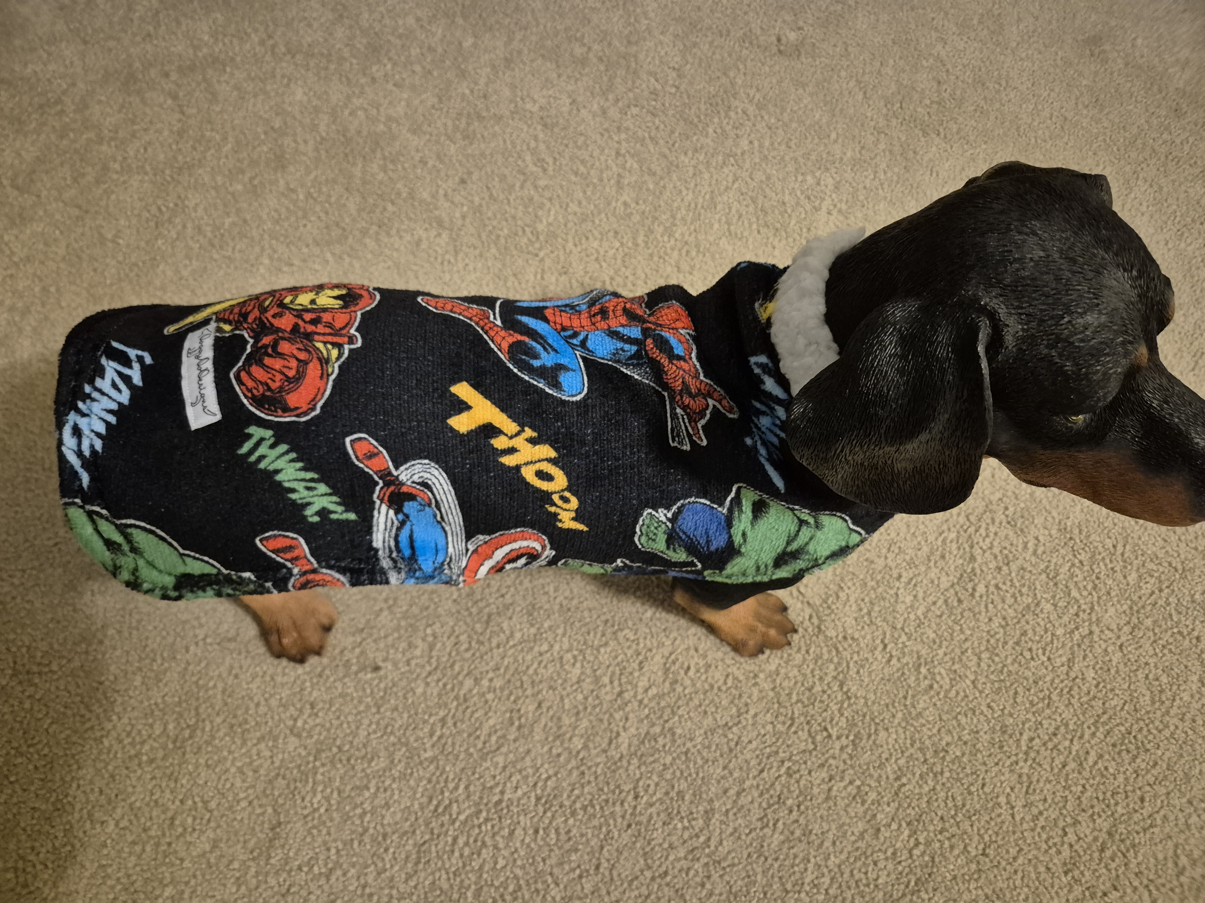 Super Hero Sherpa lined coat