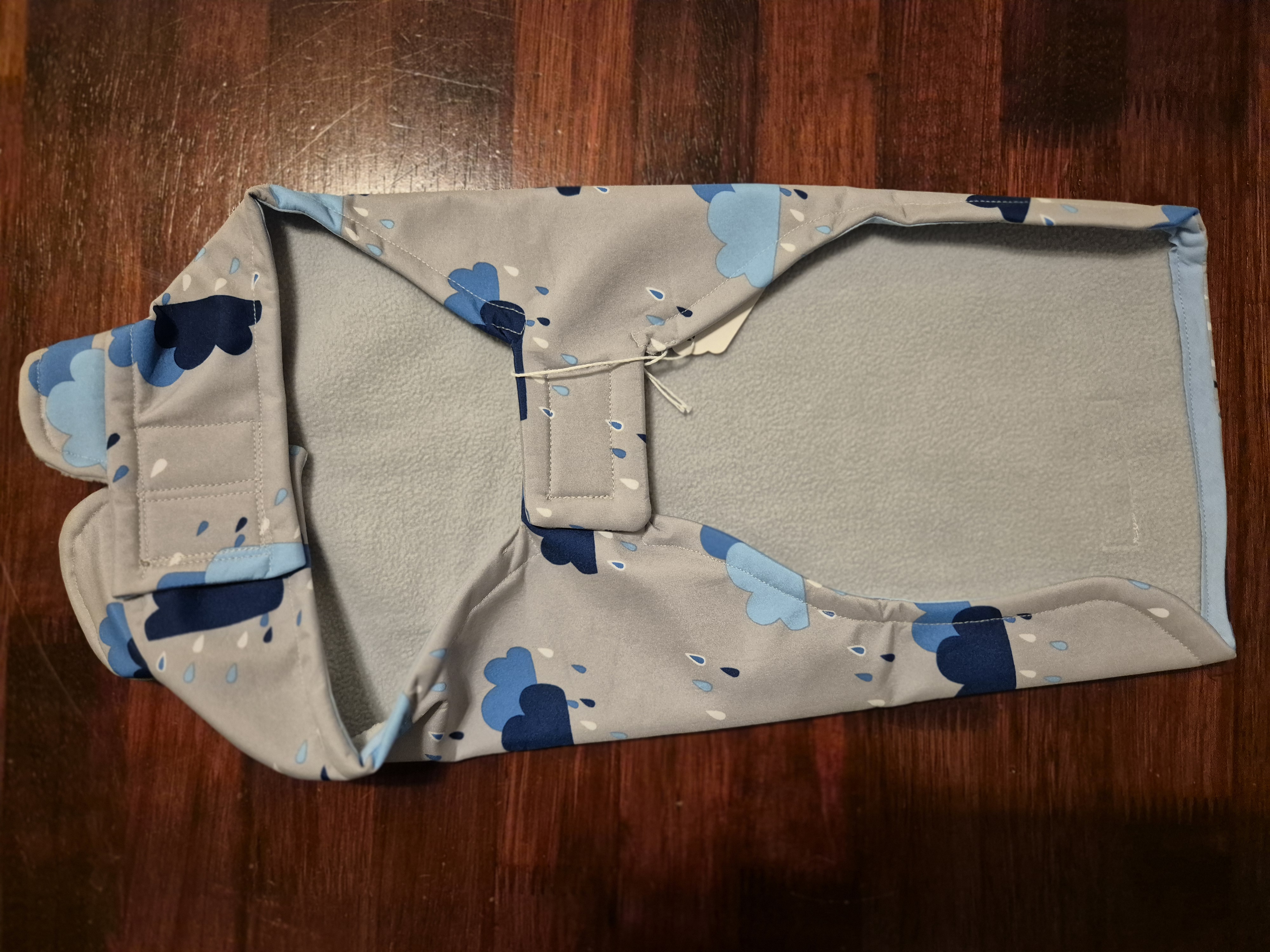 Grey Clouds Water Resistant fleece lined coat