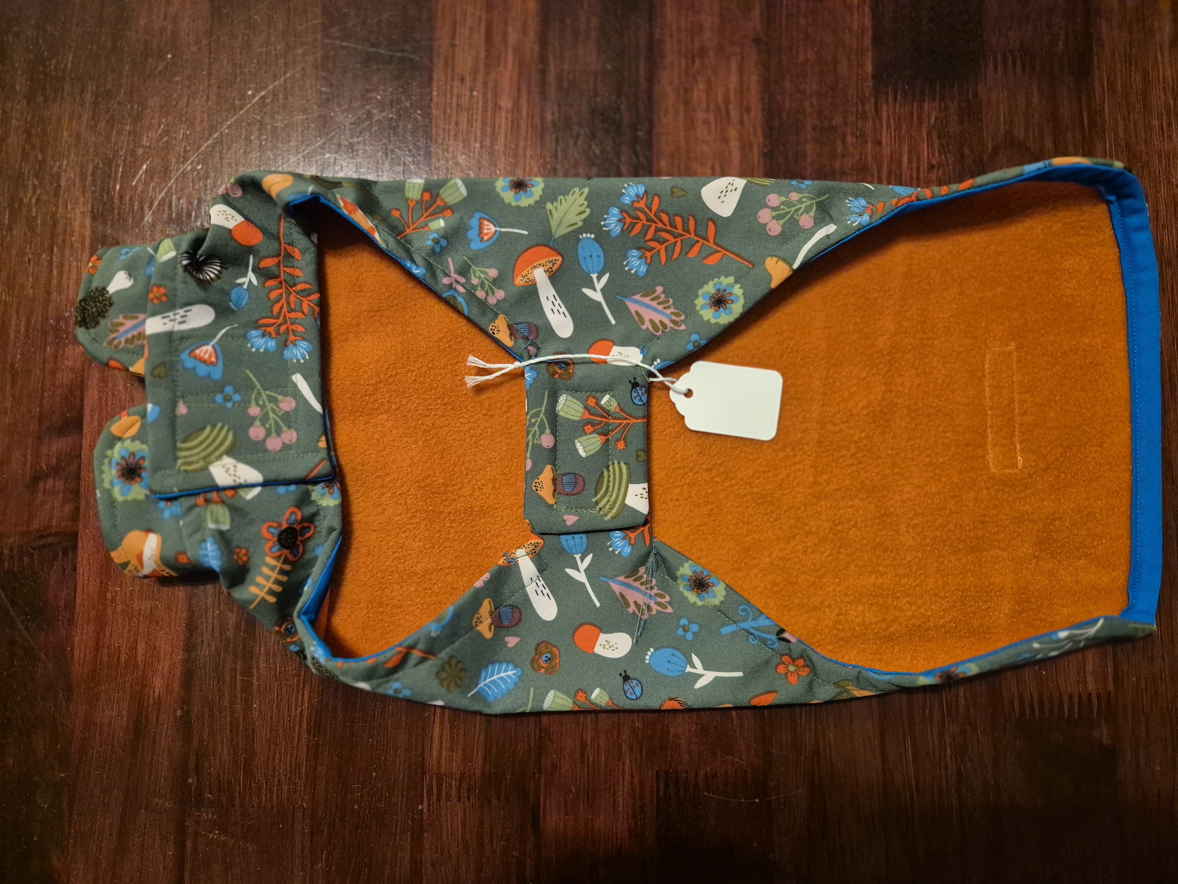 Fun Mushroom Design Water Resistant fleece lined coat