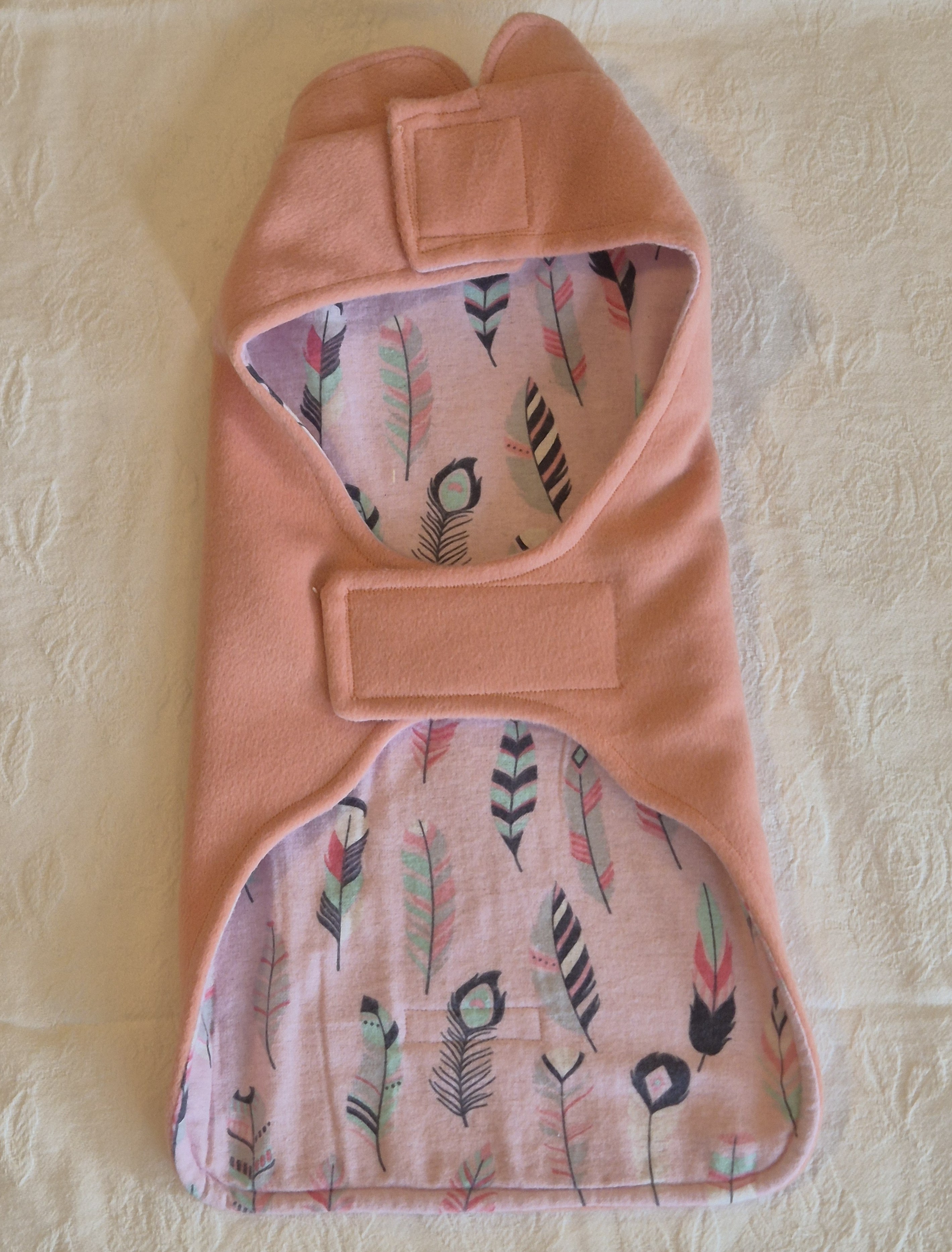 Apricot Wool-Cashmere Blend Coat