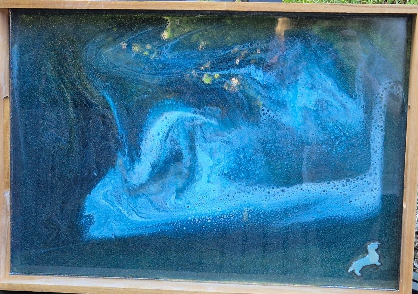 A Little Sausage on Your Serving Tray - Blue Dog Waves