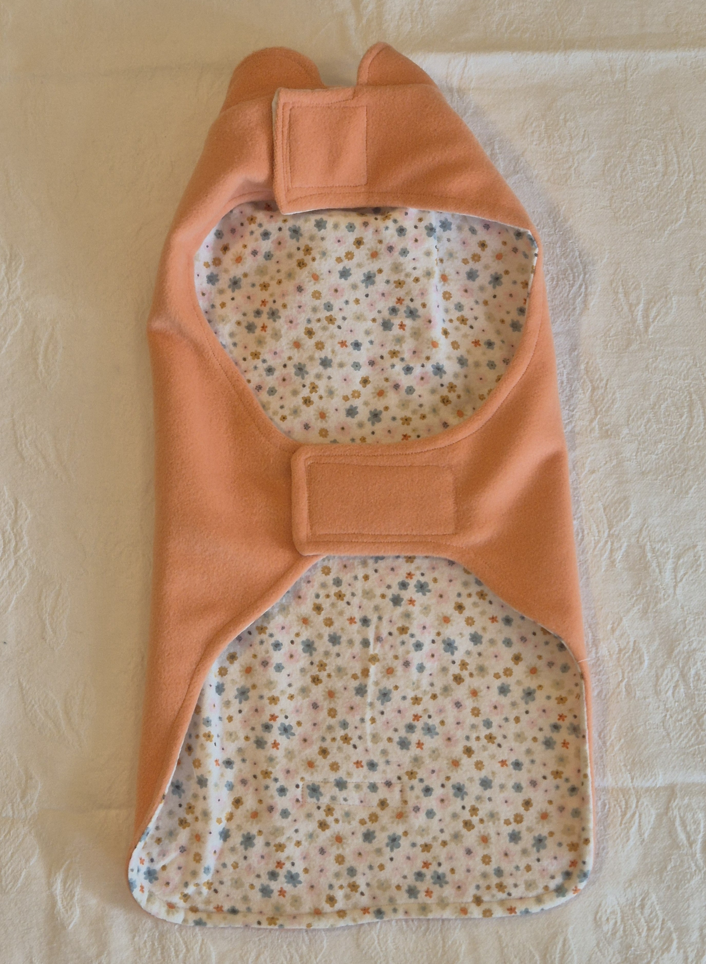 Pretty Peach Wool-Cashmere Blend Coat