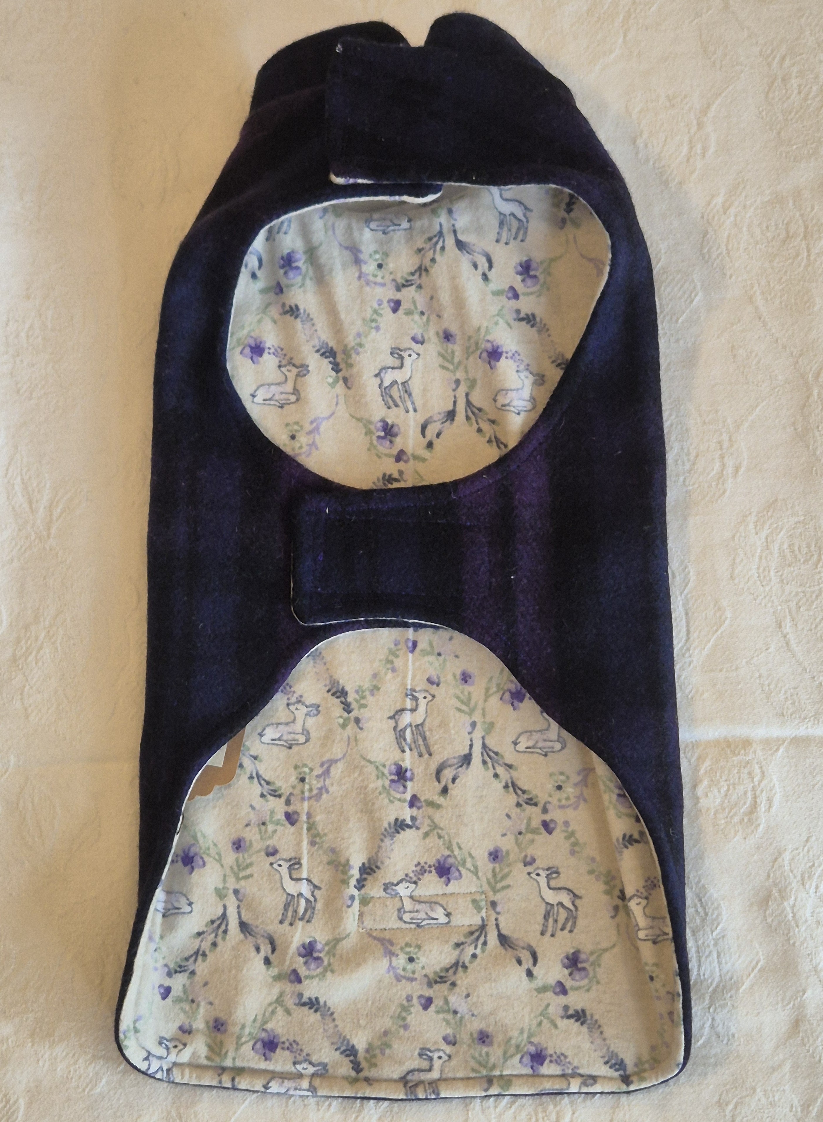 Perky Purple Tartan Wool Coat