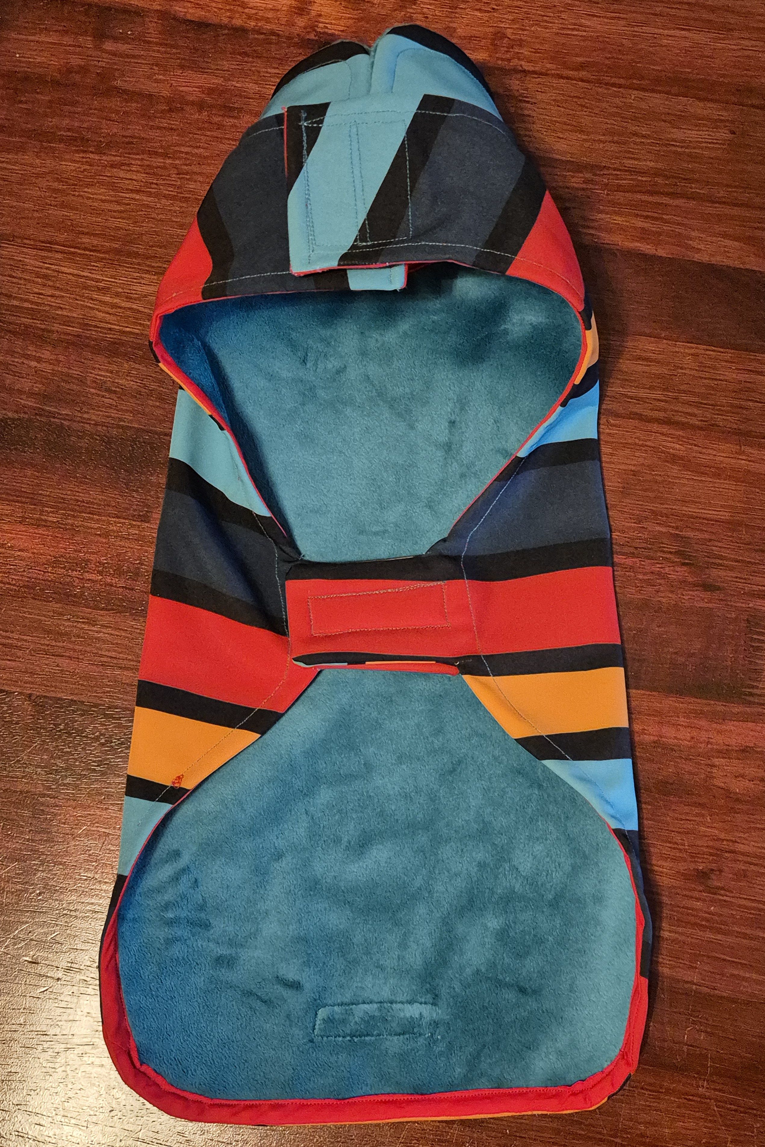 Bright Stripes Water Resistant fleece lined coat
