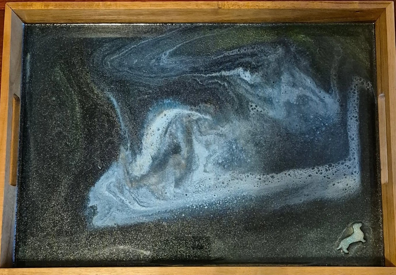 A Little Sausage on Your Serving Tray - Blue Dog Waves