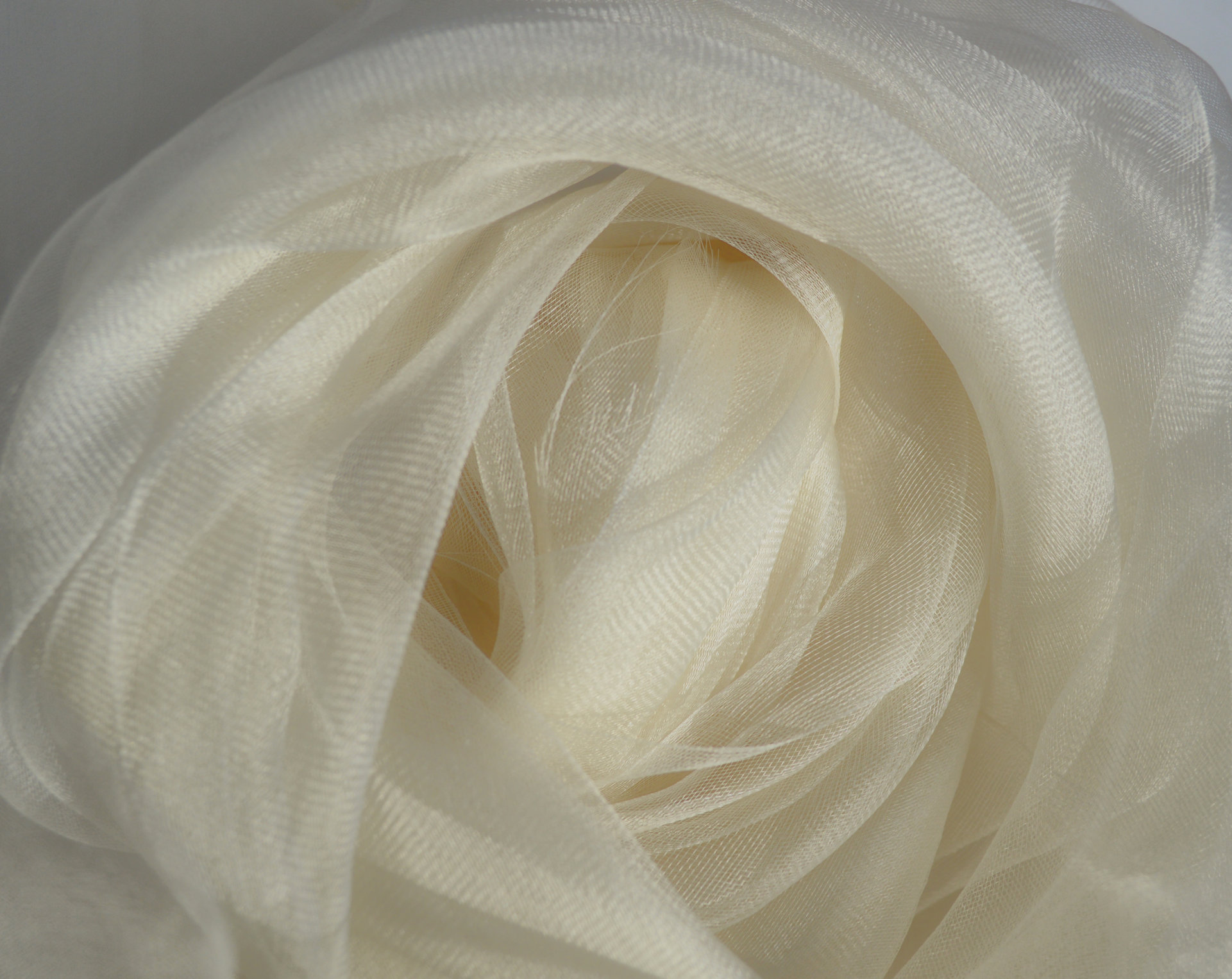 Silk organza gauze rarefied 36" (92cm) width by the yard, uzbek silk, natural color unbleached silk for nunofelting.