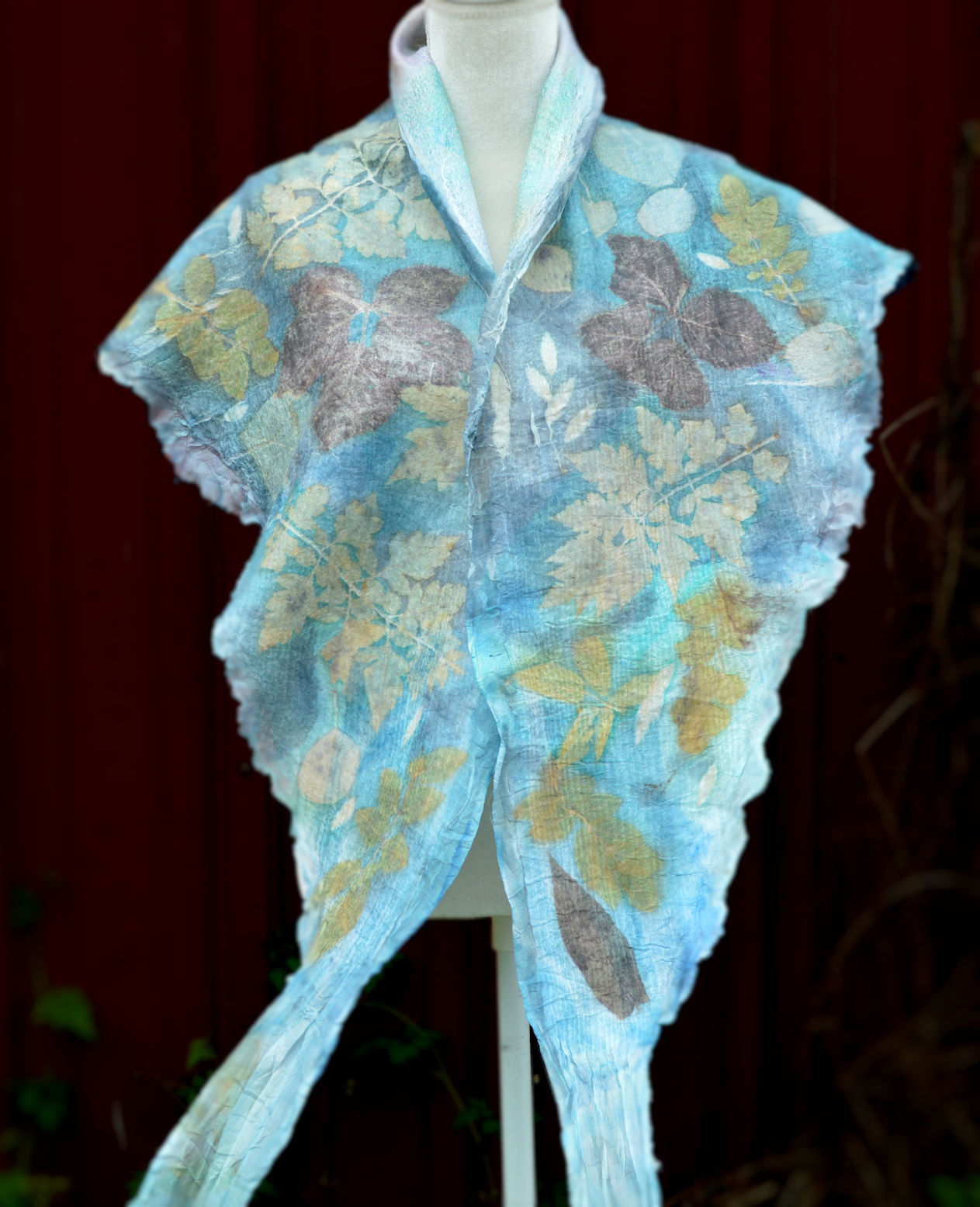 Margilan silk gauze 18" width, pure silk 100%, by the yard, silk for nuno felting.