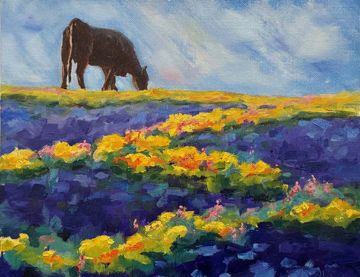 Table Mountain with Cow