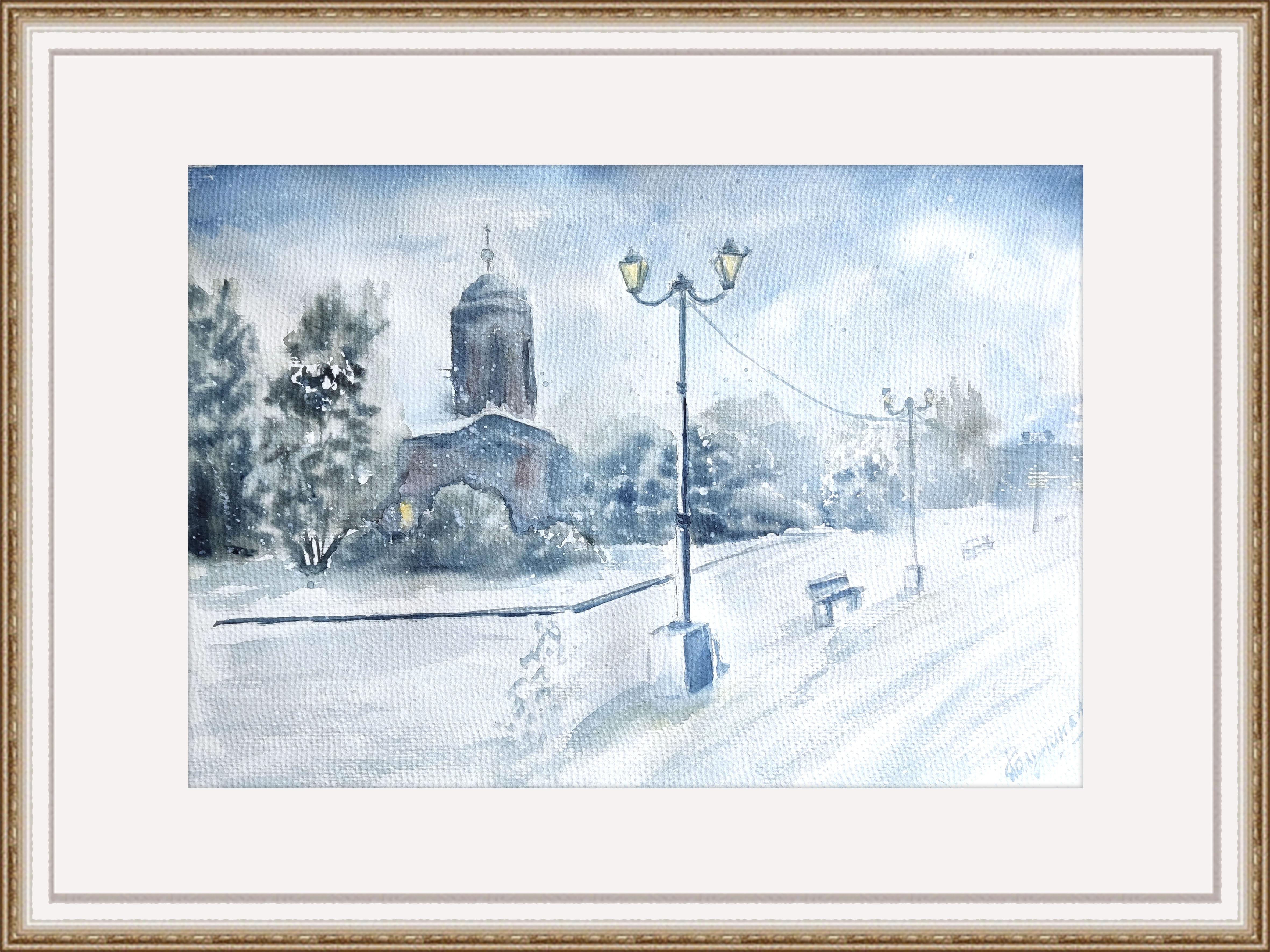 Winter alley  