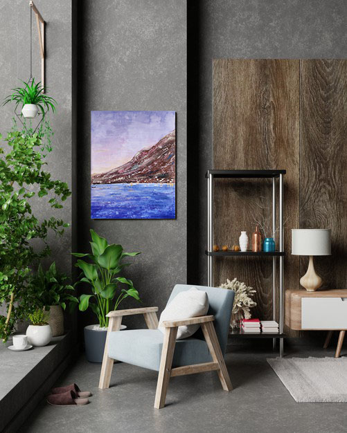 Lilac seascape