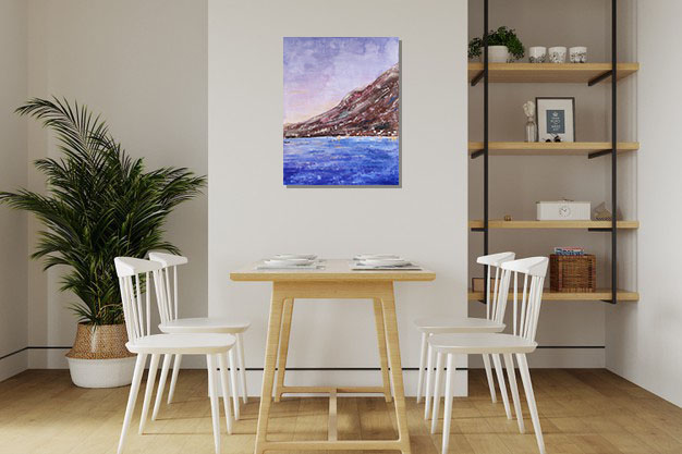 Lilac seascape