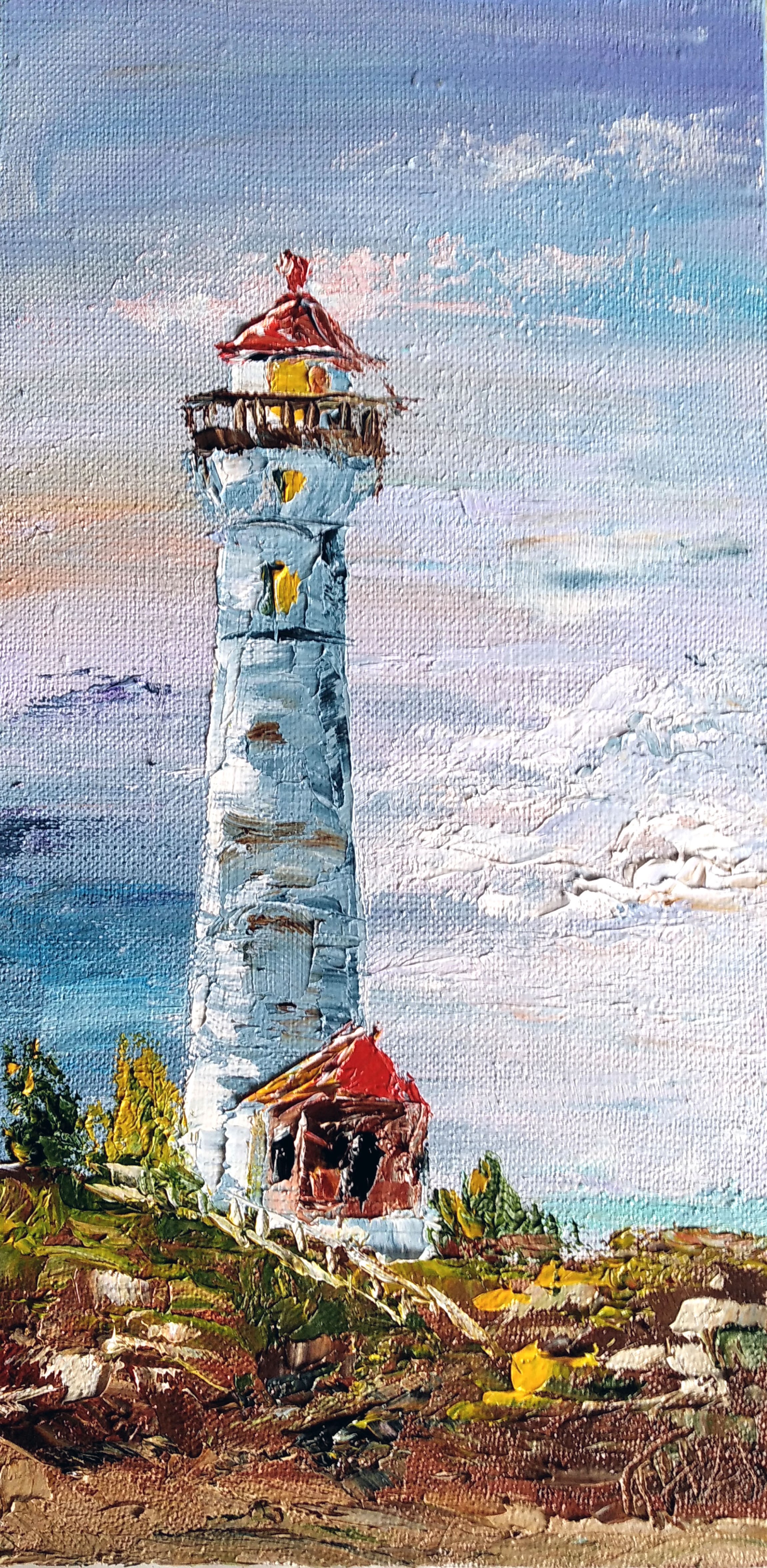 Рainting with a lighthouse