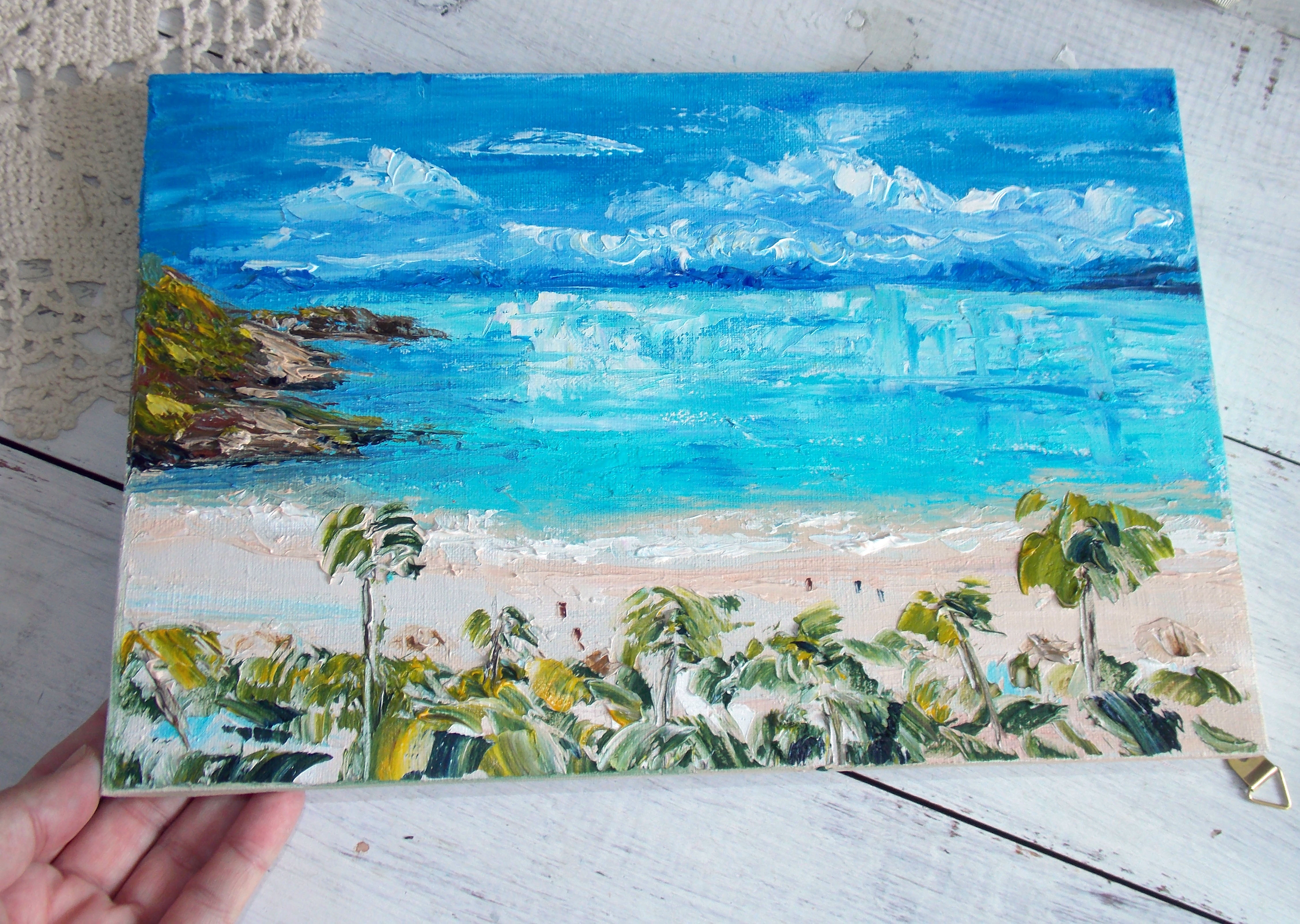 Seascape oil painting