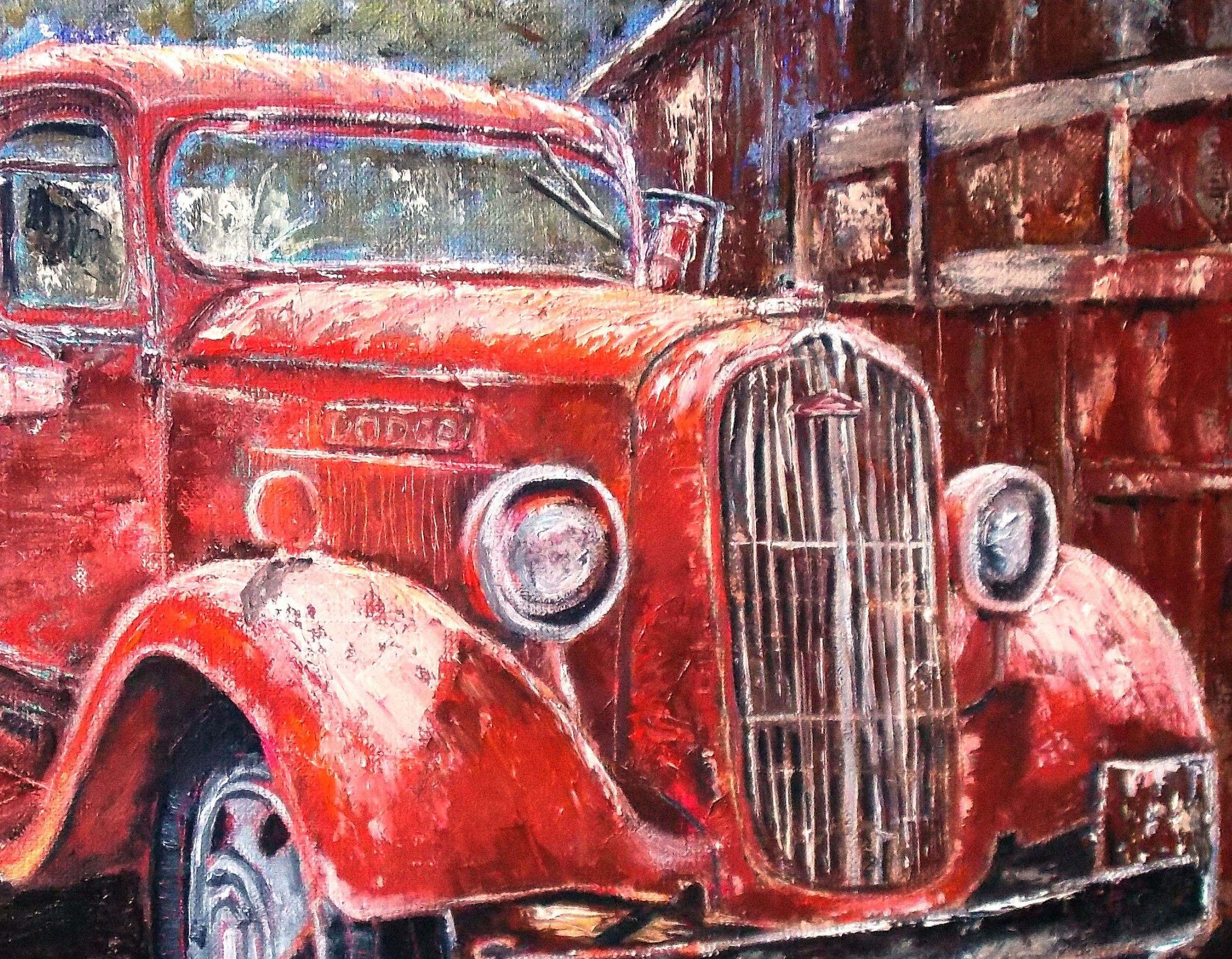 Red car, Dodge