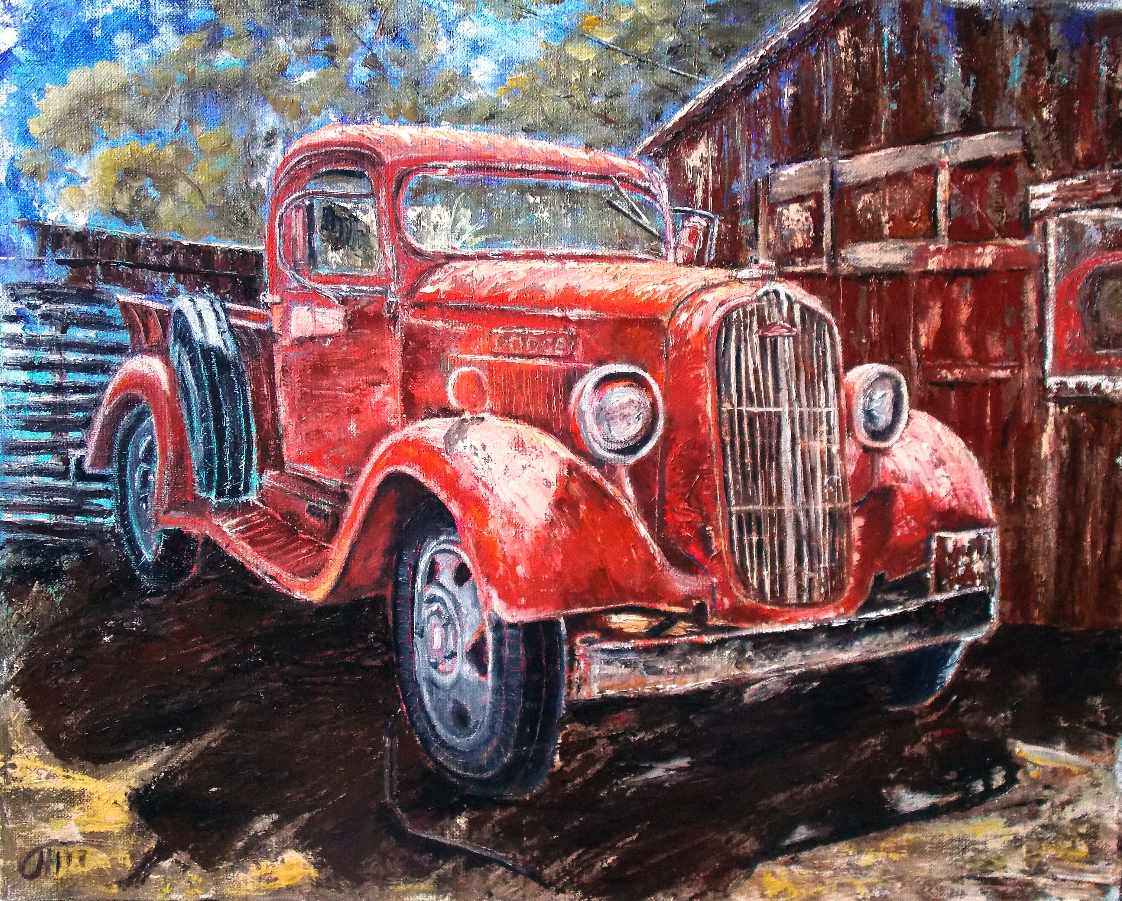 Red car, Dodge