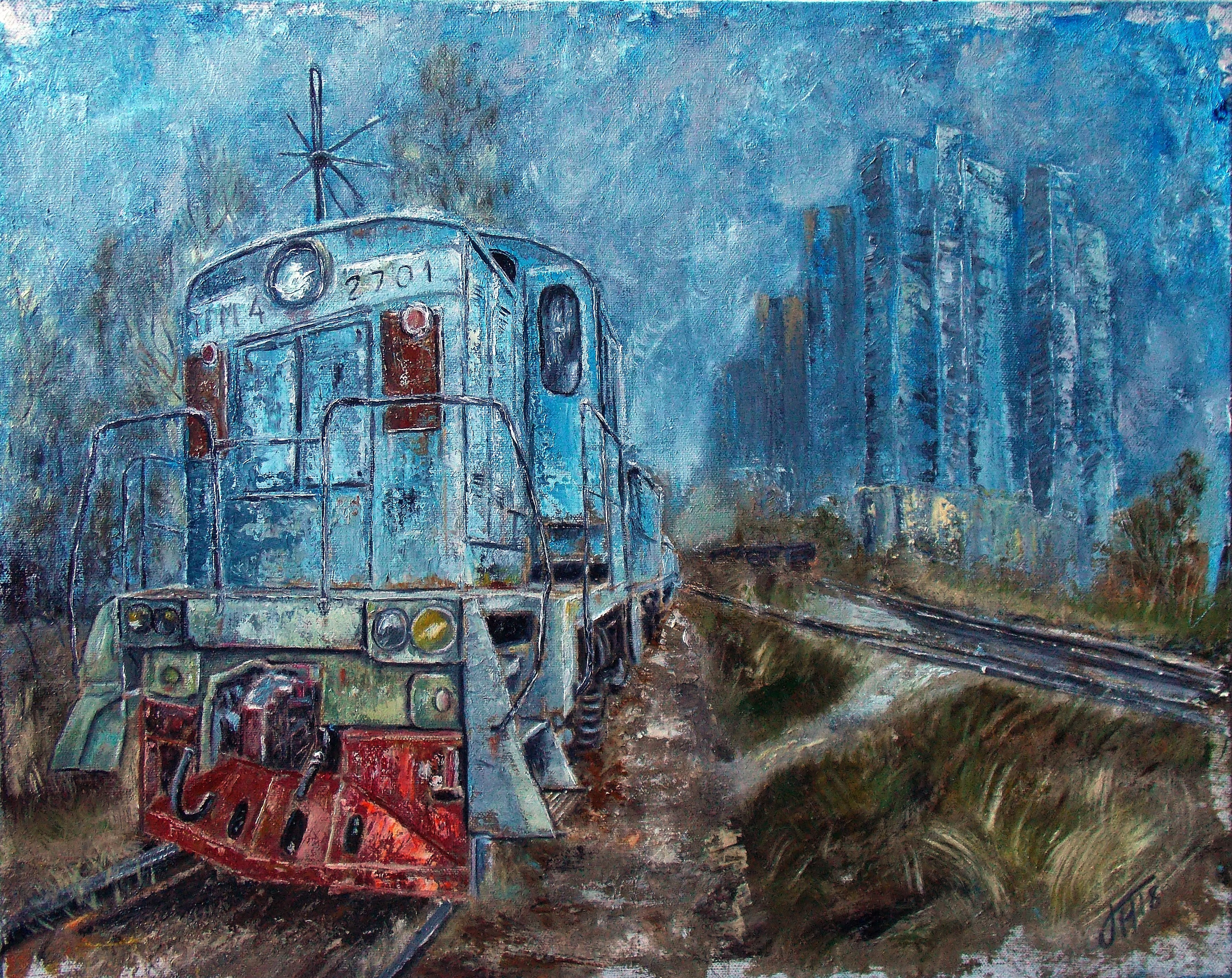 Final station. Train