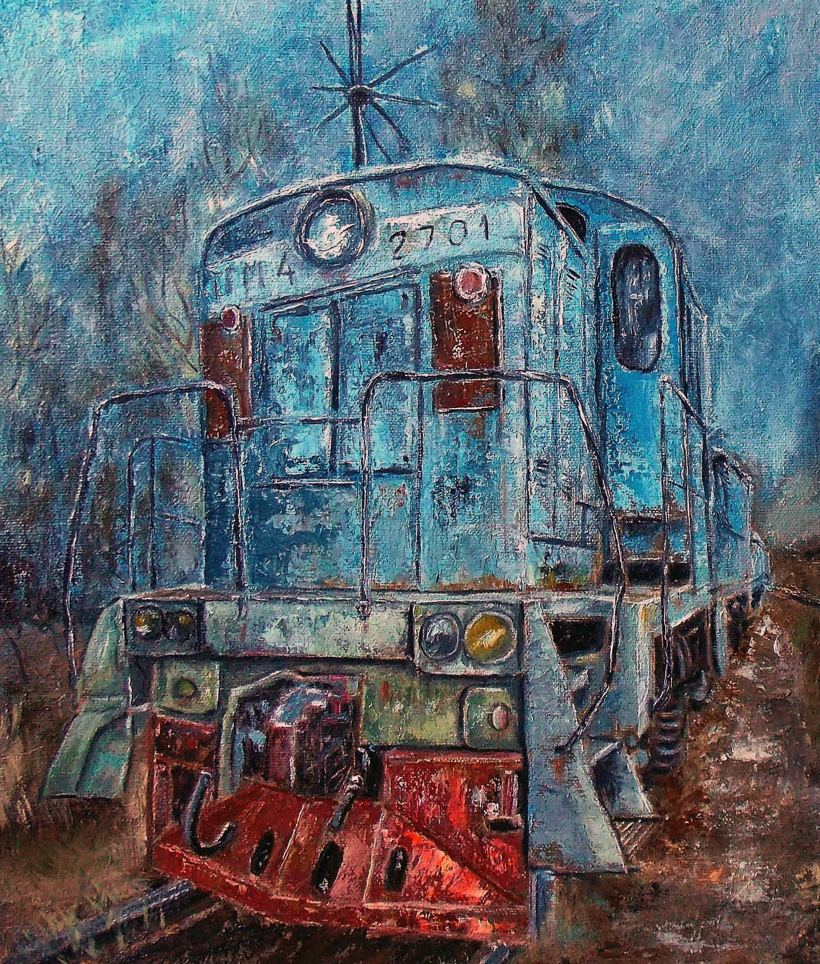 Final station. Train