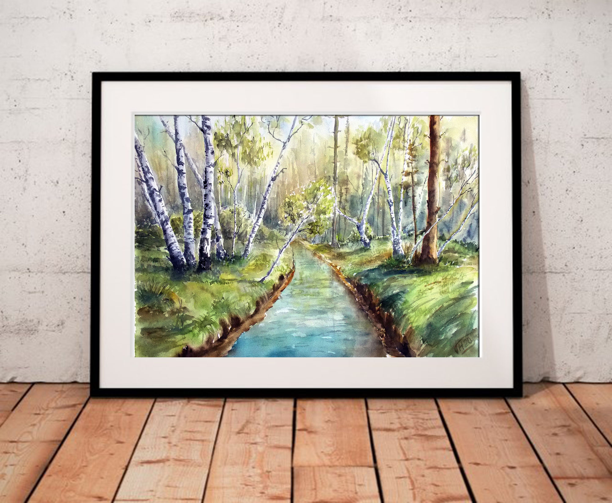Birch forest