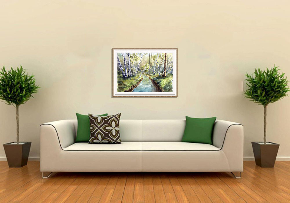 Birch forest