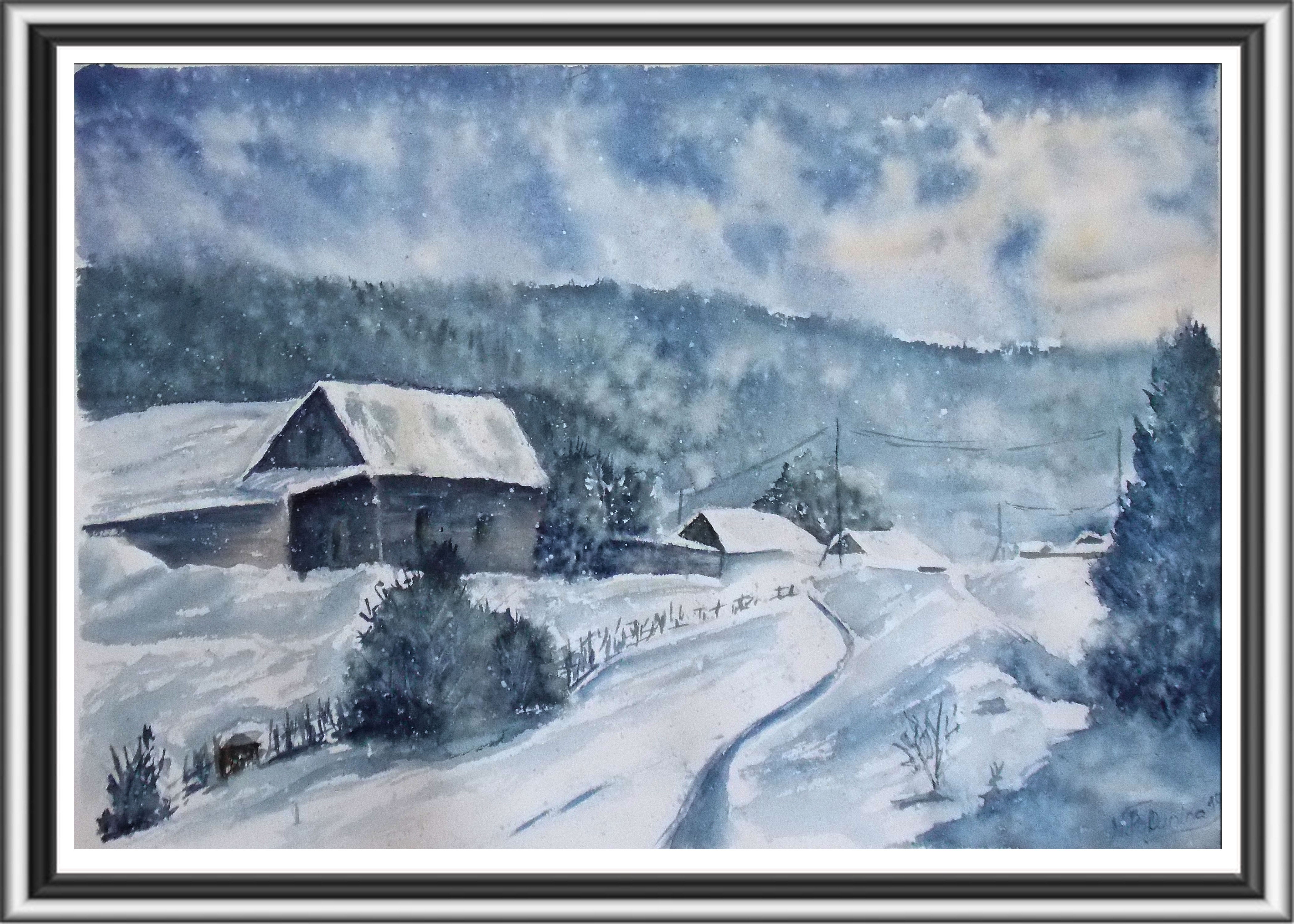 Winter village