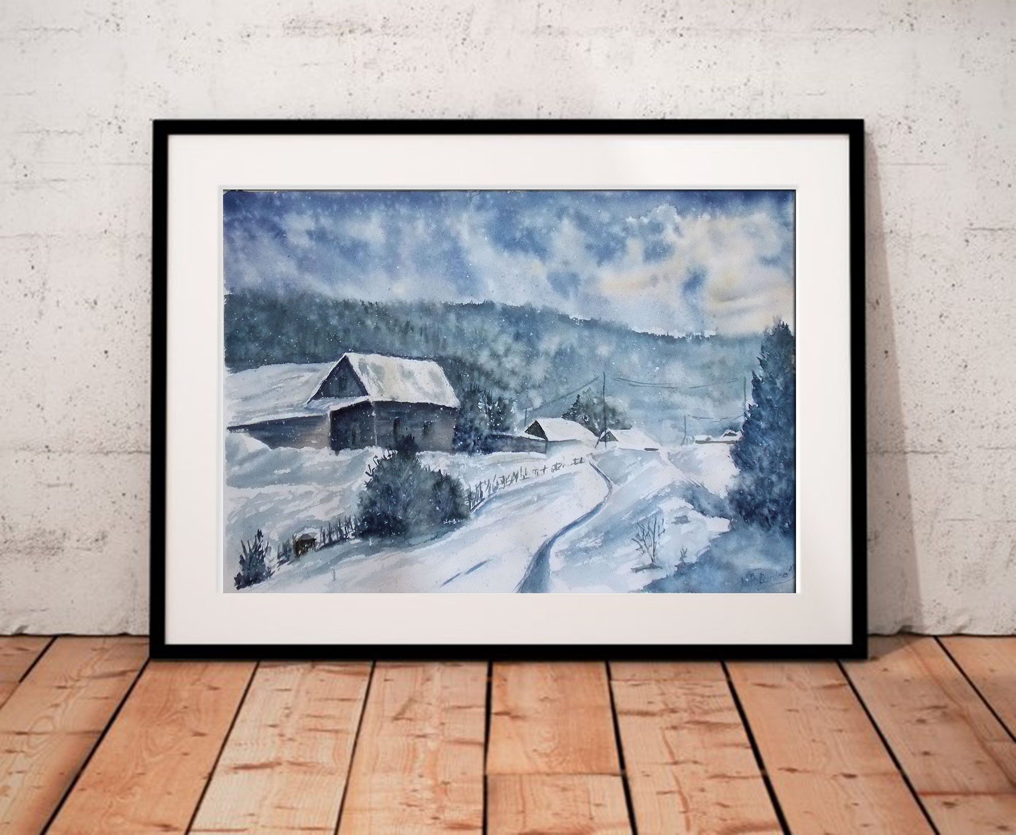 Winter village