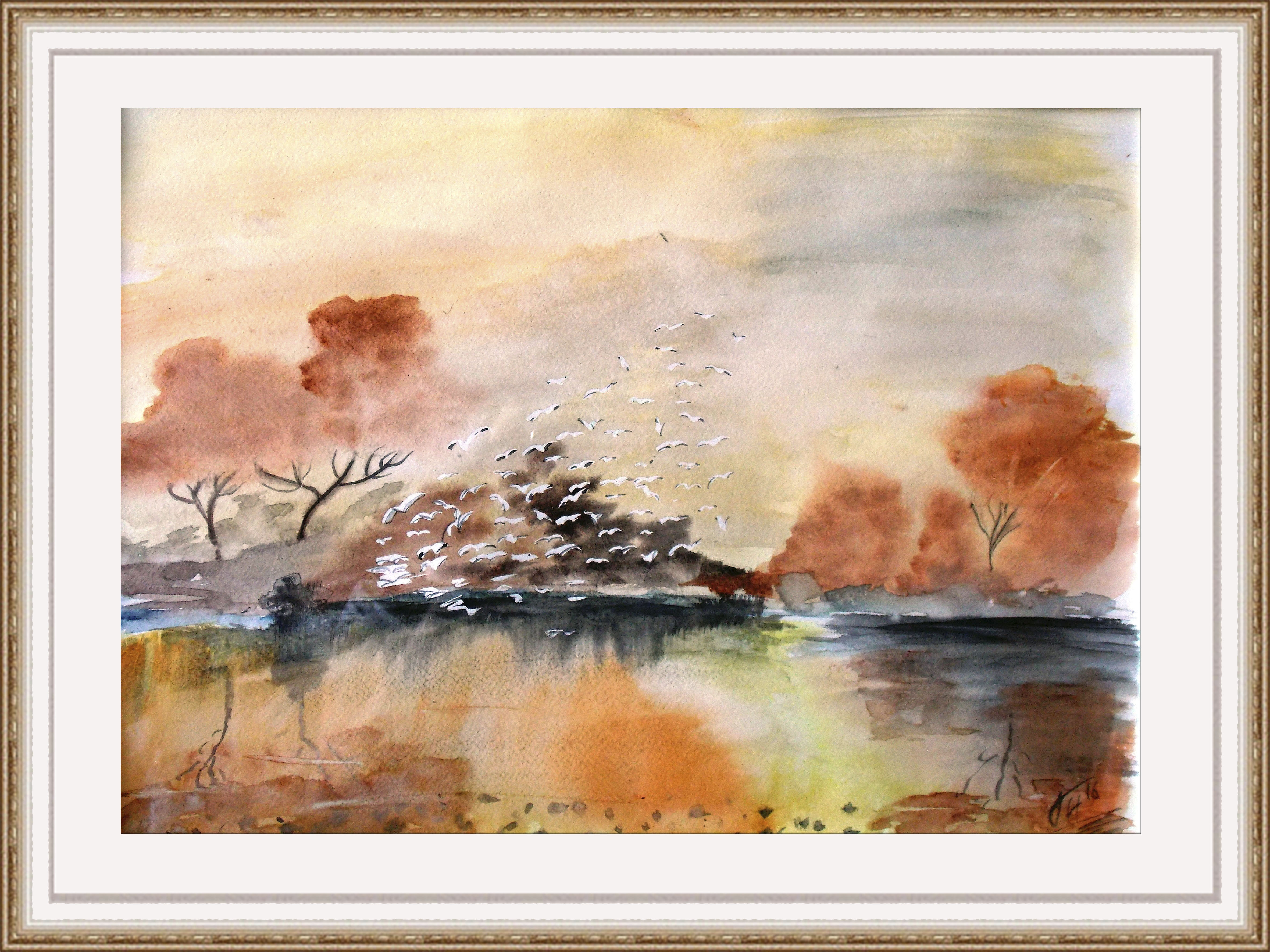 Autumn flock