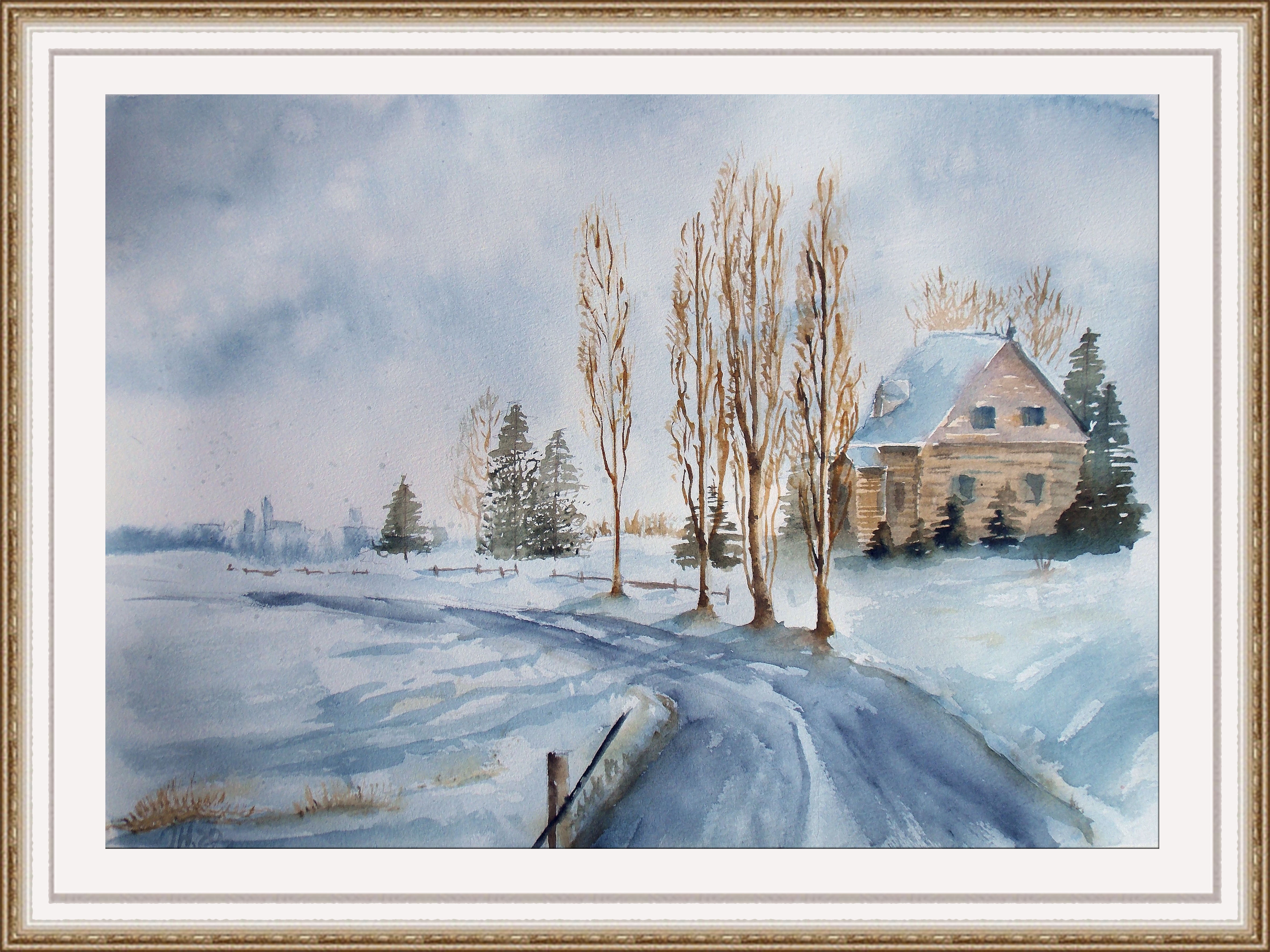 Landscape #16 winter village