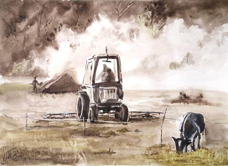 Landscape # 36 Farmers