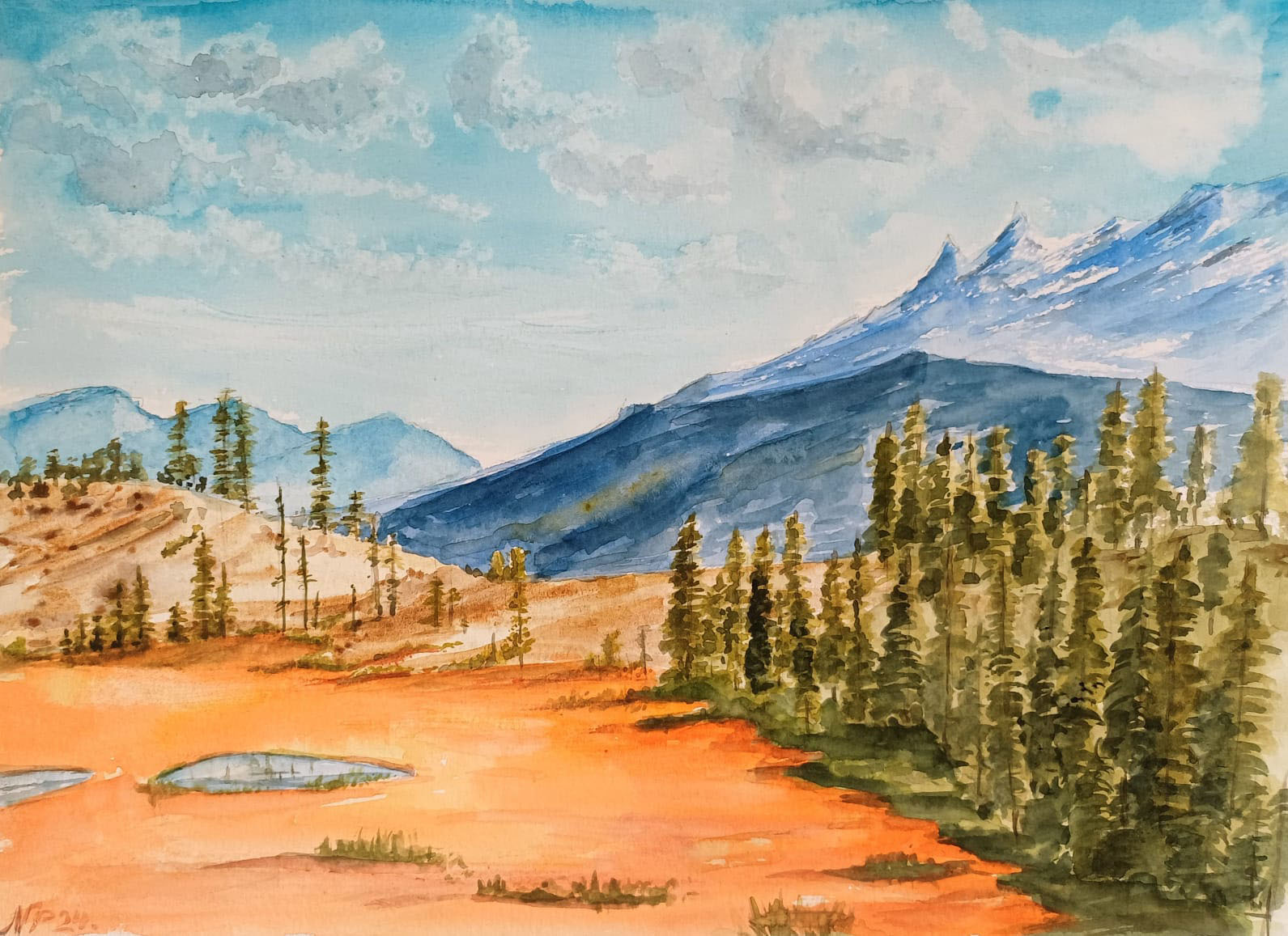 Landscape # 33 Mountain landscape