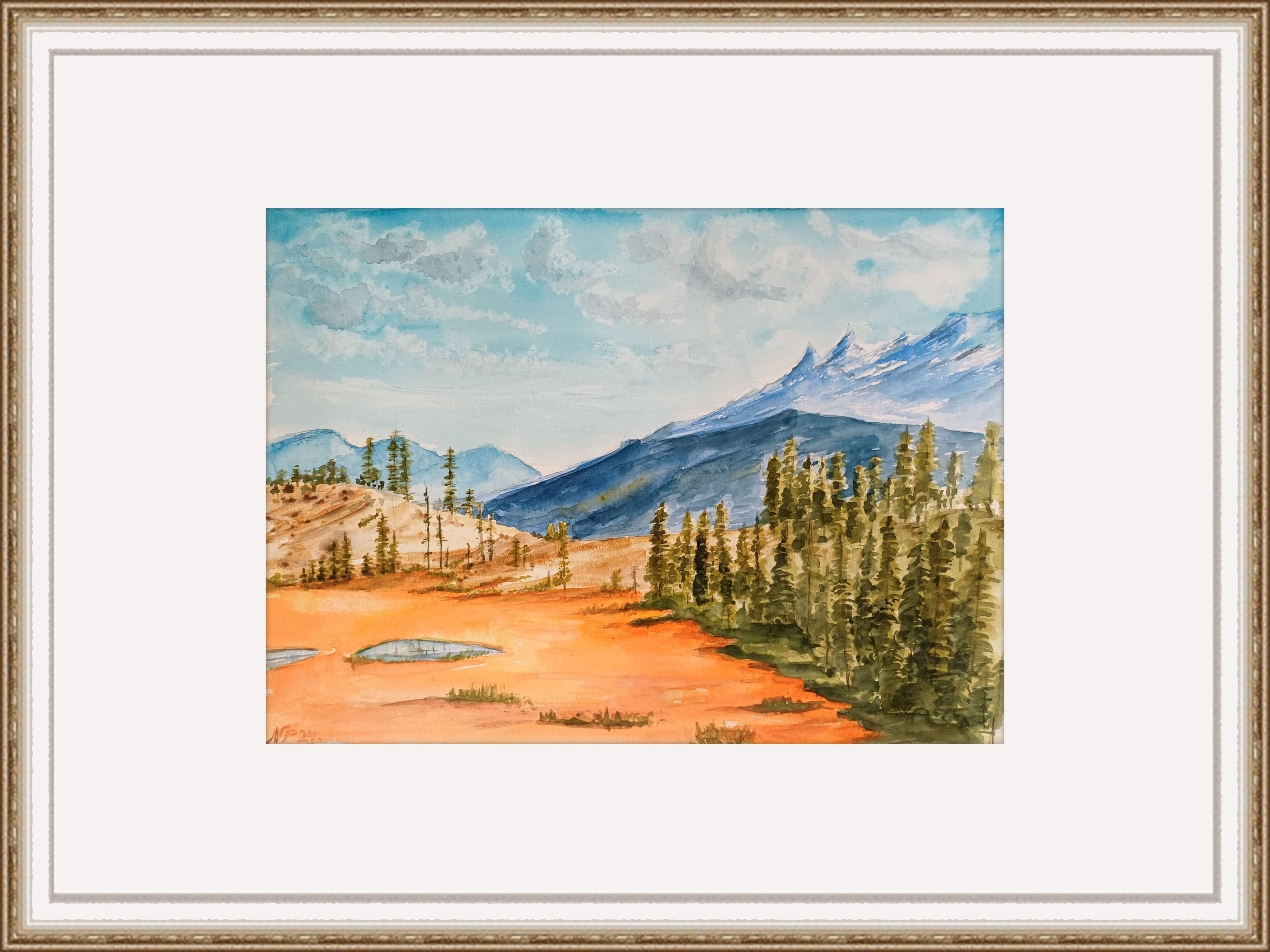 Landscape # 33 Mountain landscape