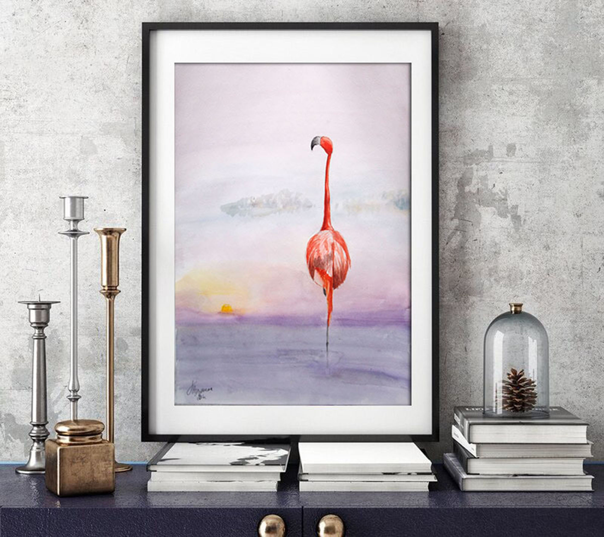 Pink flamingo