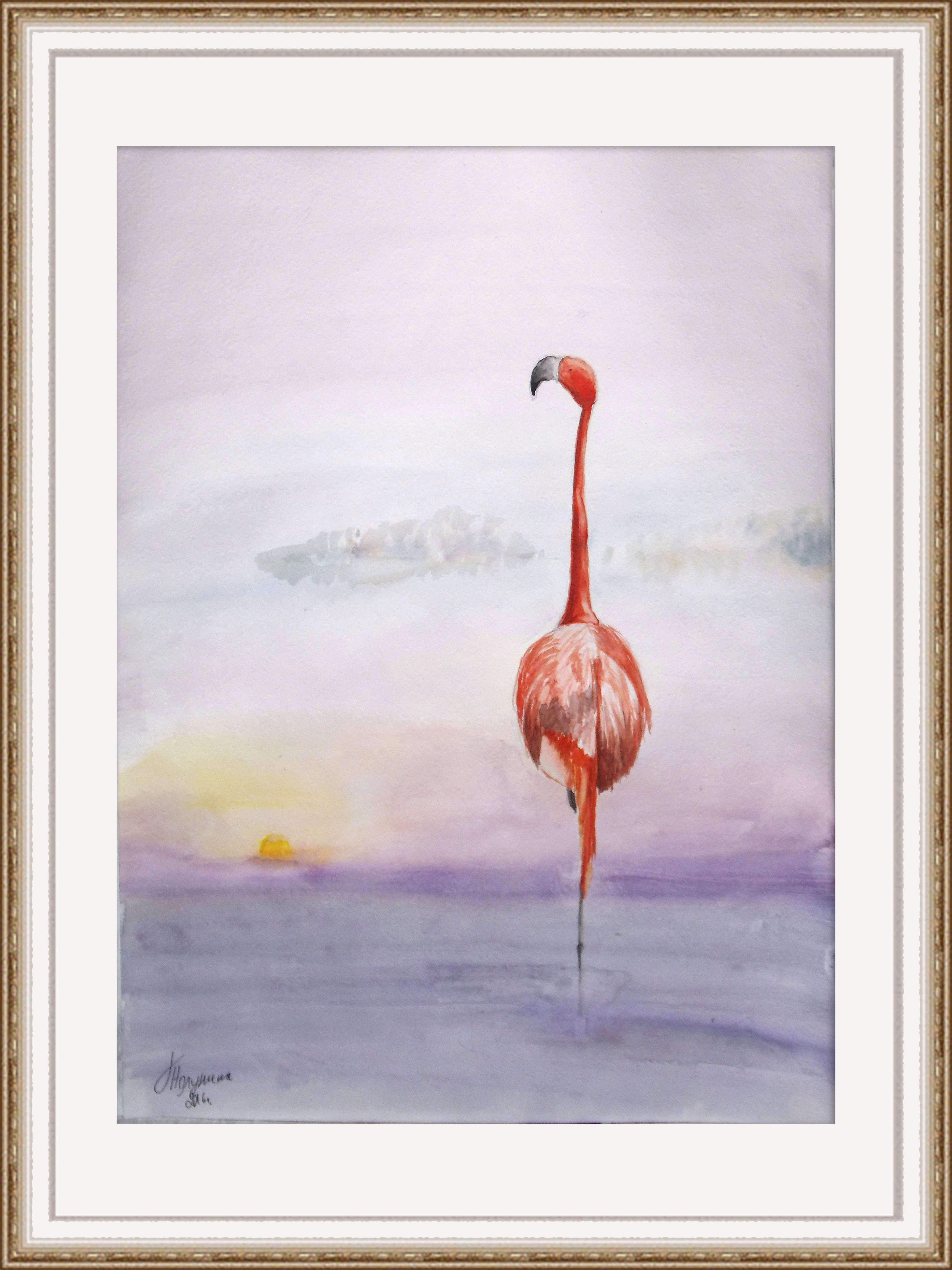 Pink flamingo