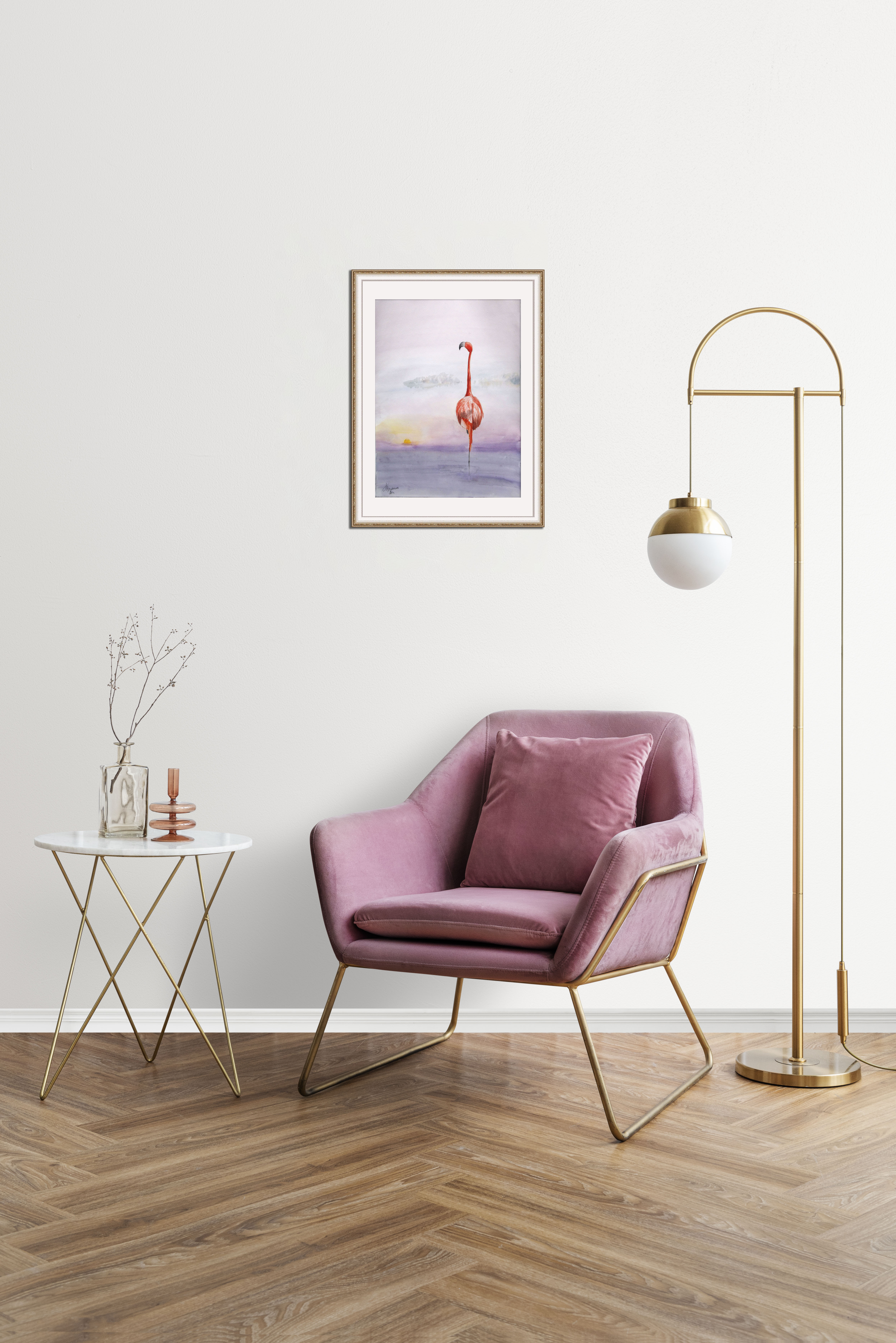 Pink flamingo