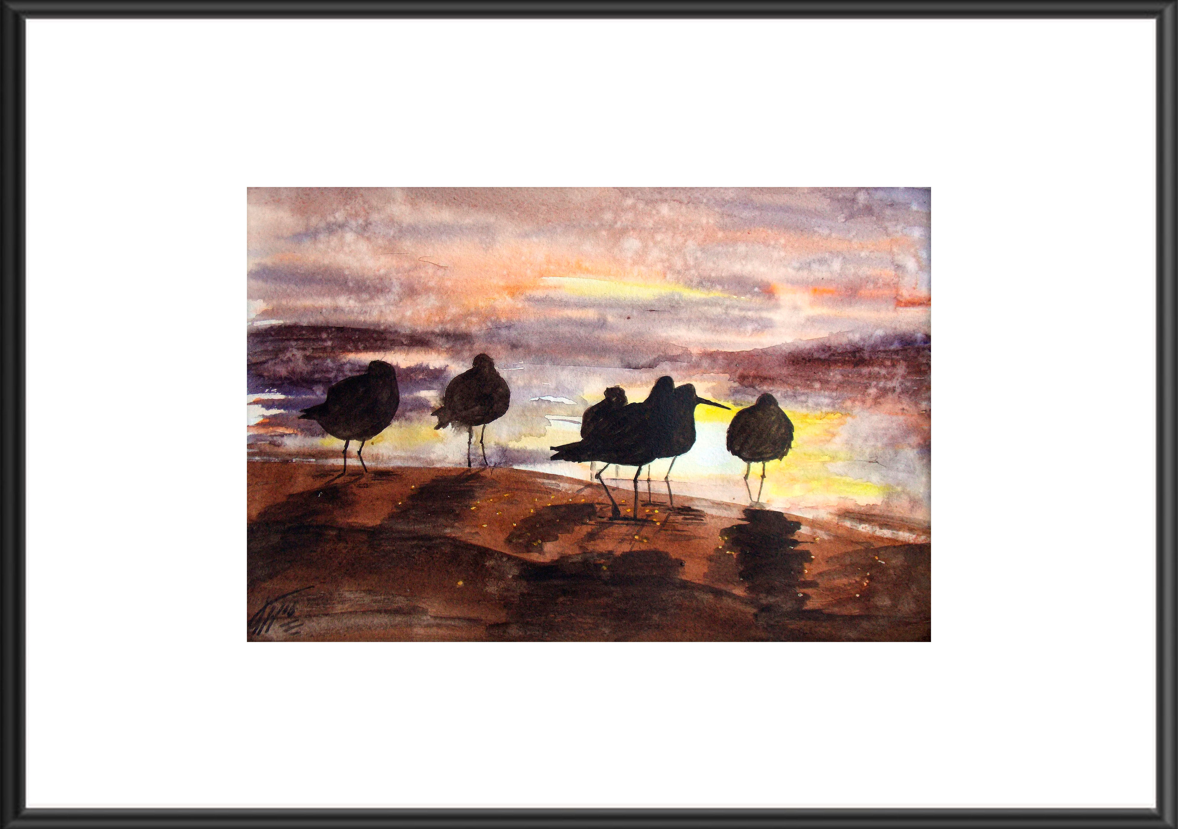 Seagulls on the beach
